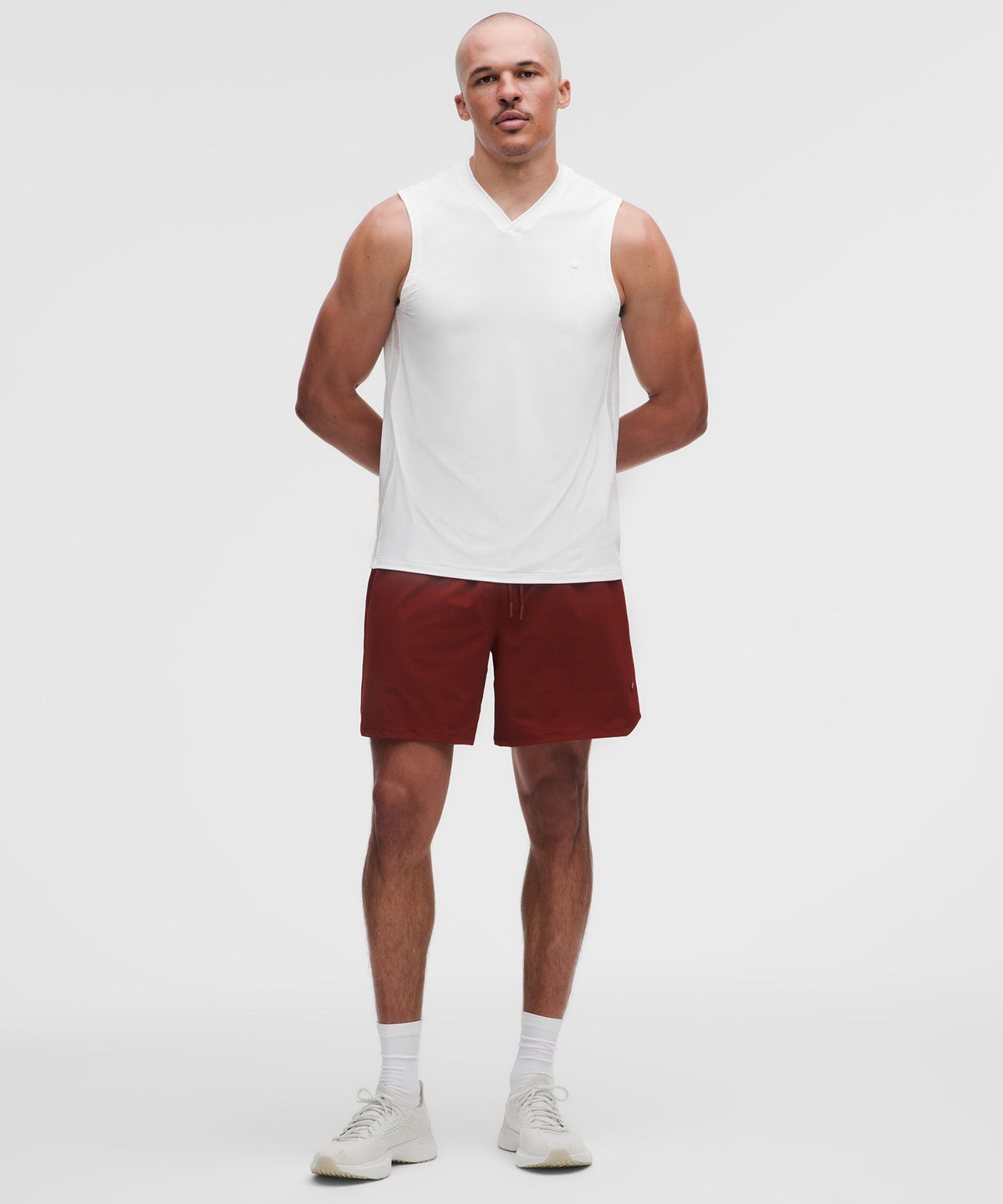 Mesh-Panelled Tennis Sleeveless Shirt