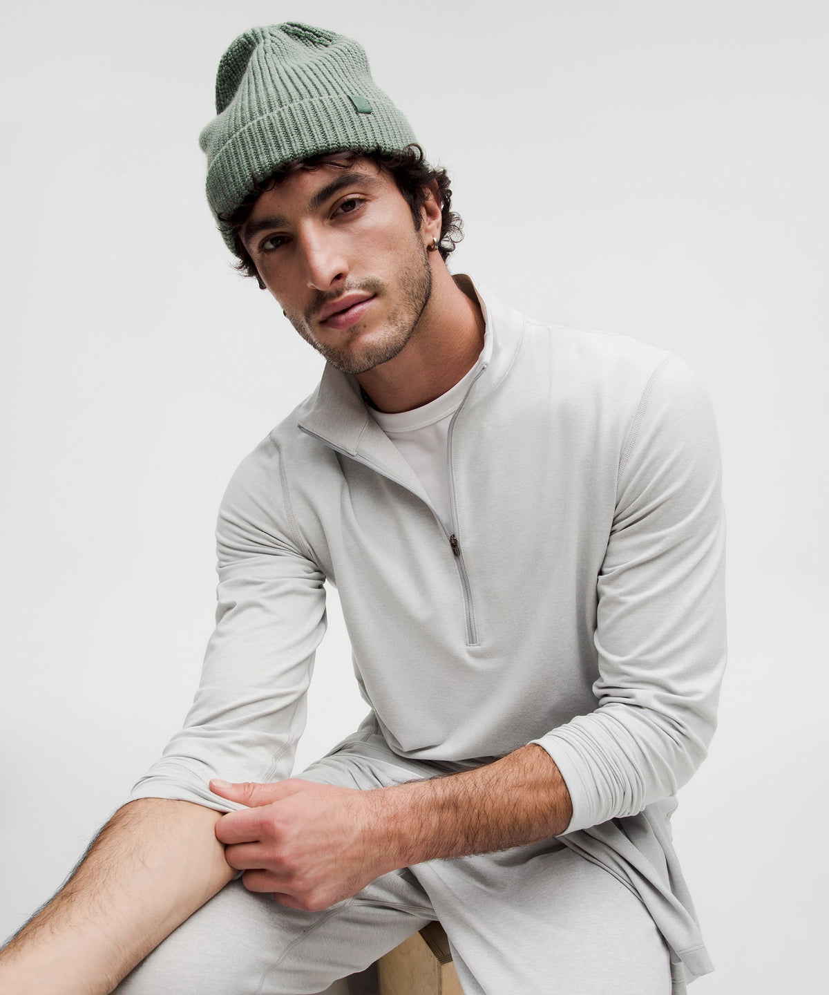 Soft Jersey Half Zip