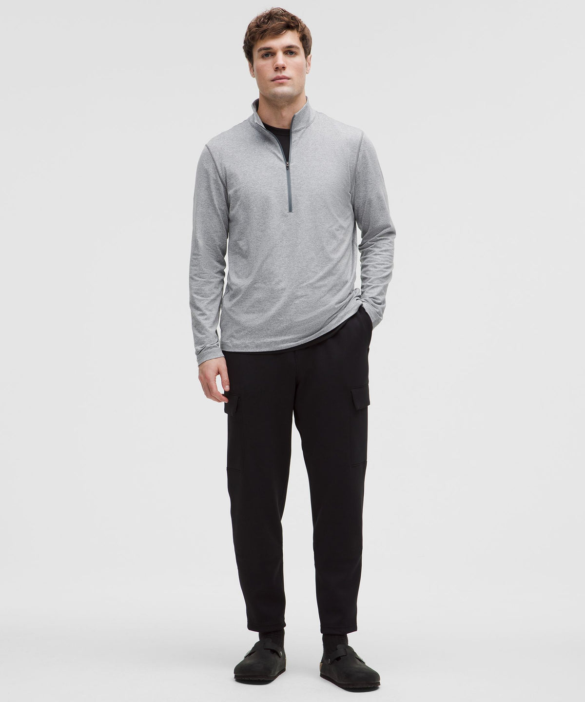 Soft Jersey Half Zip