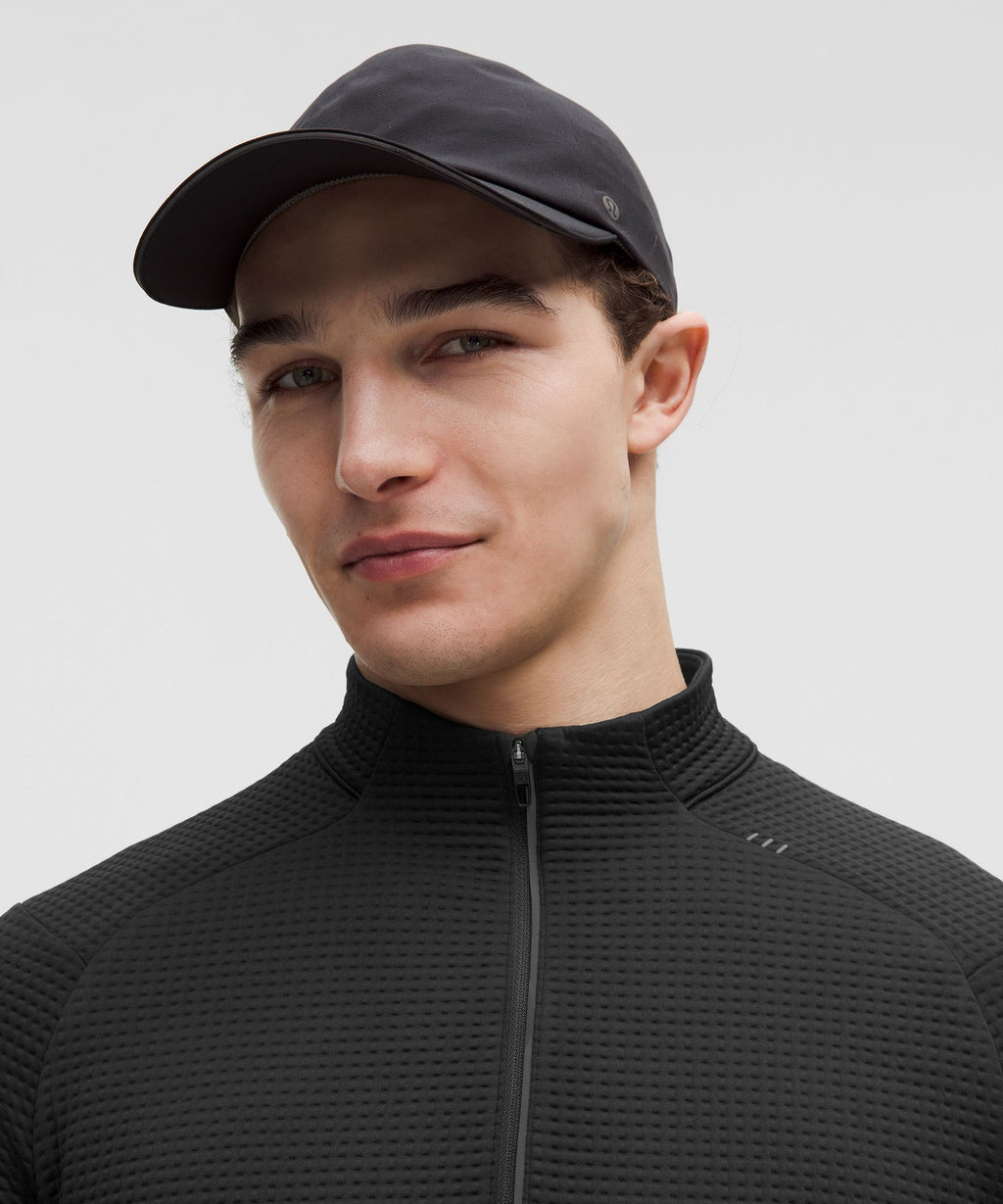 Waffle-Knit Half Zip