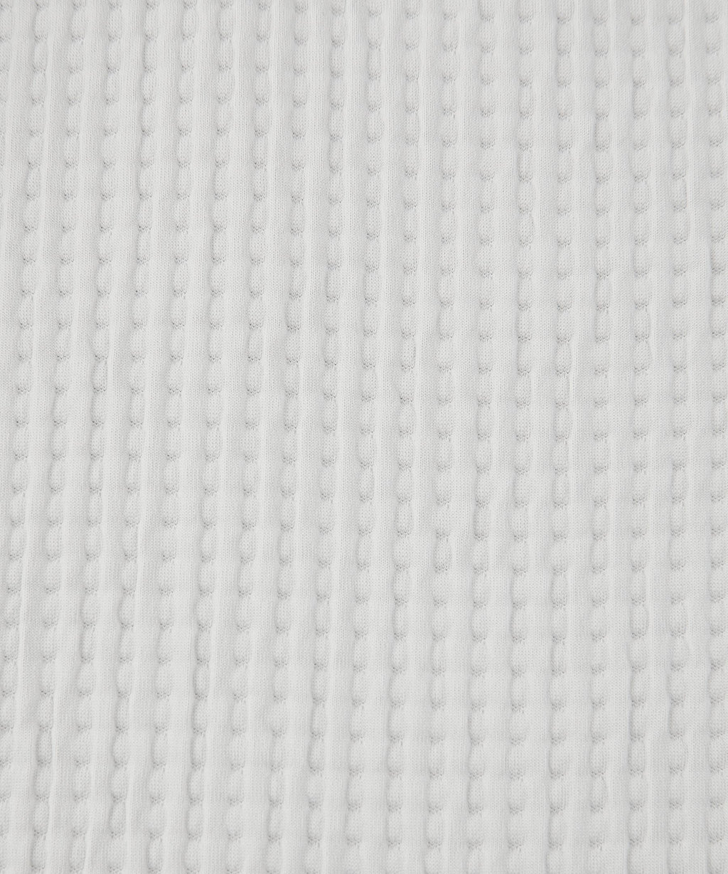 Waffle-Knit Half Zip