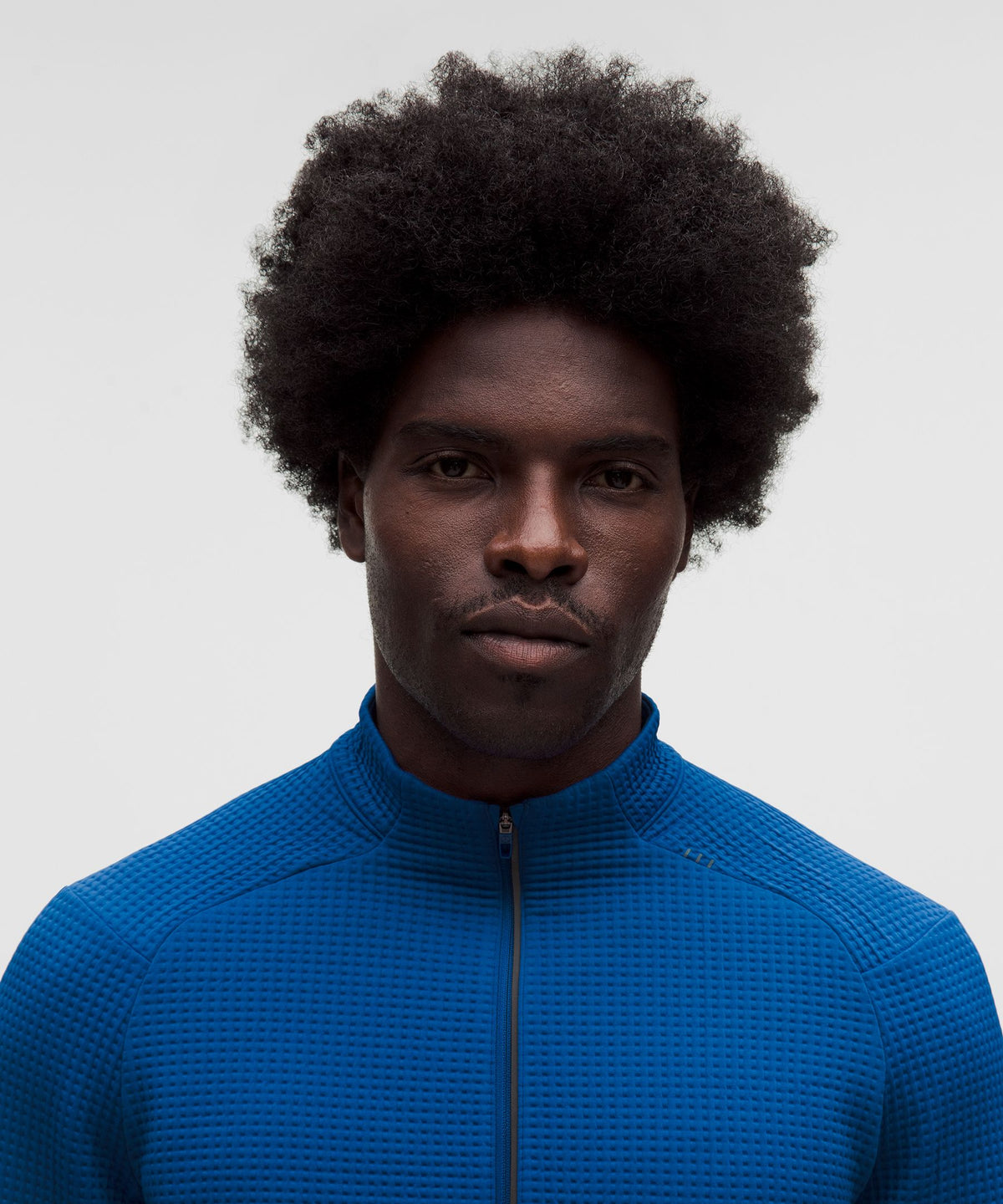 Waffle-Knit Half Zip