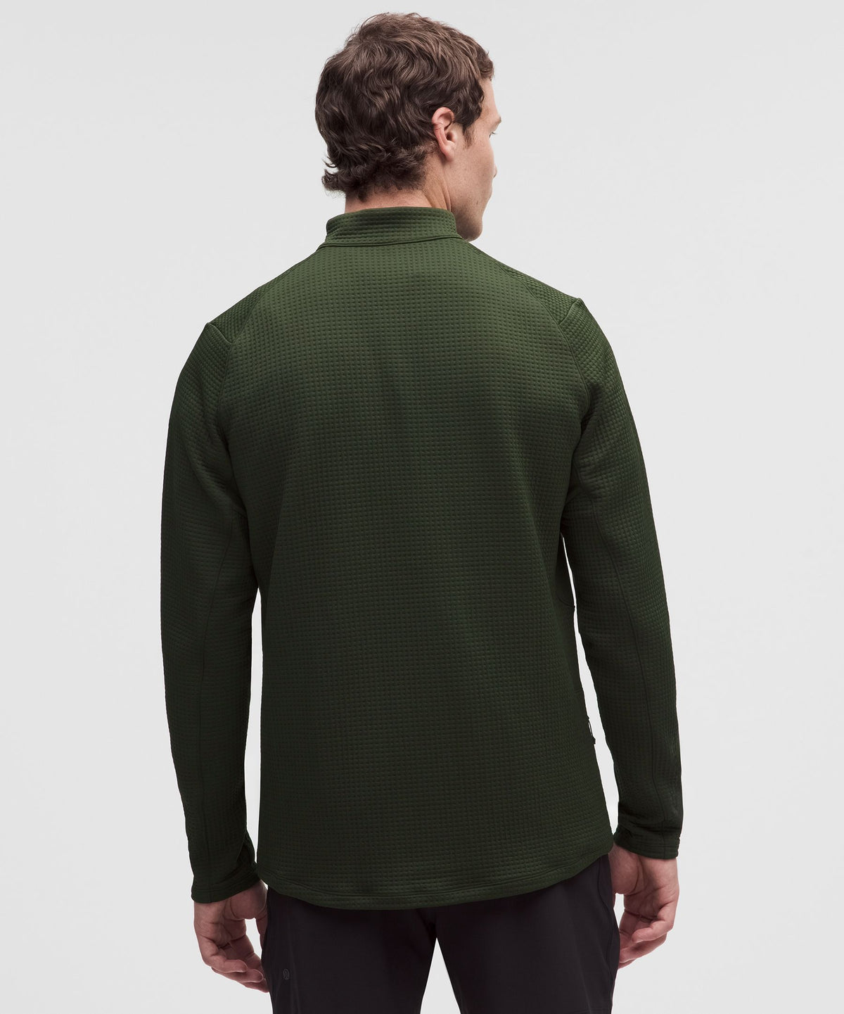 Waffle-Knit Half Zip
