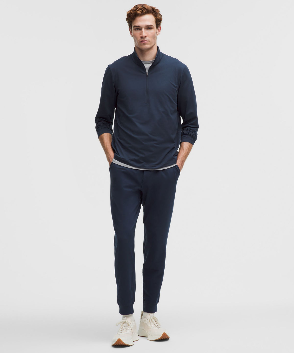 Soft Jersey Half Zip
