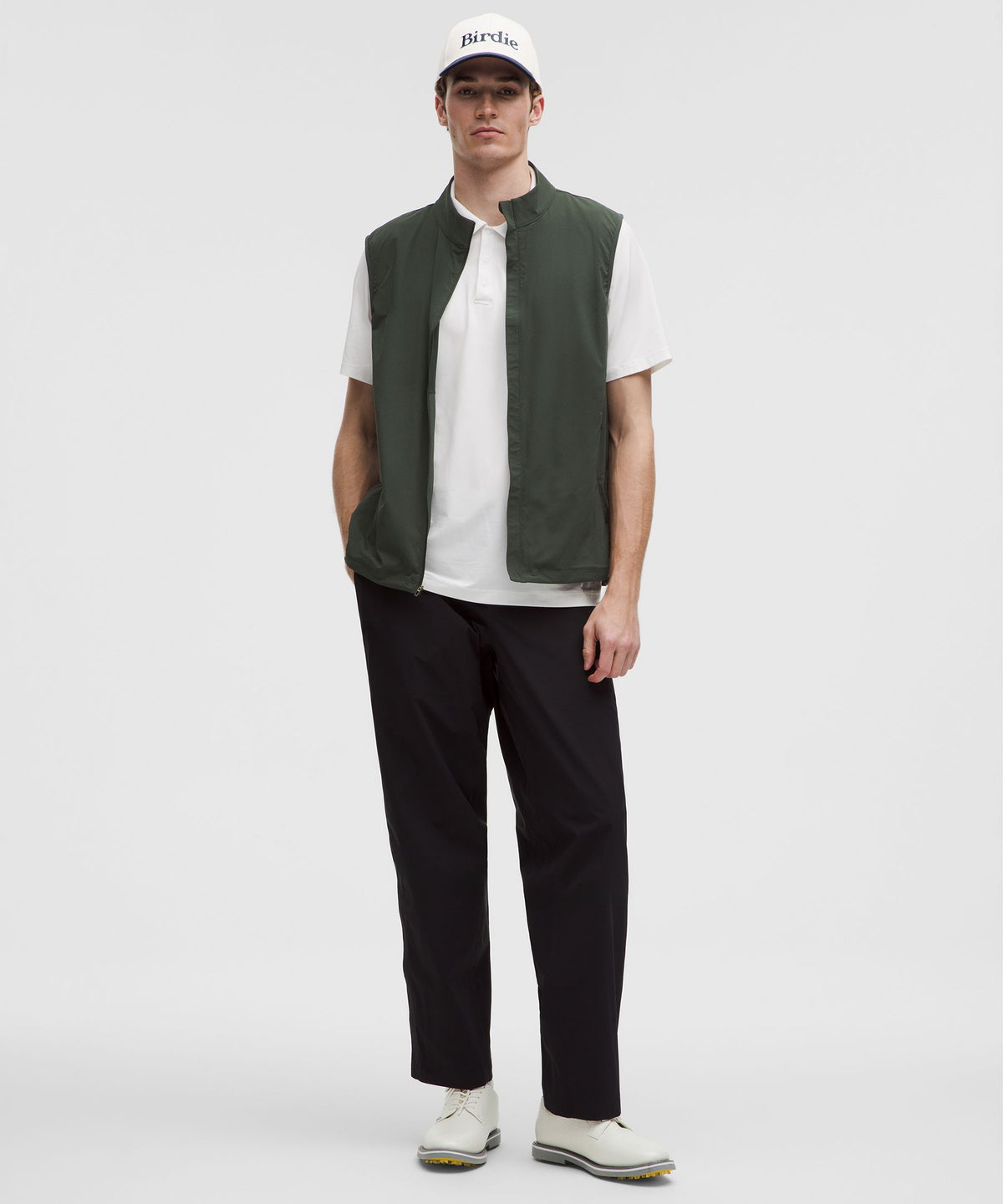 Windproof Full-Zip Golf Vest