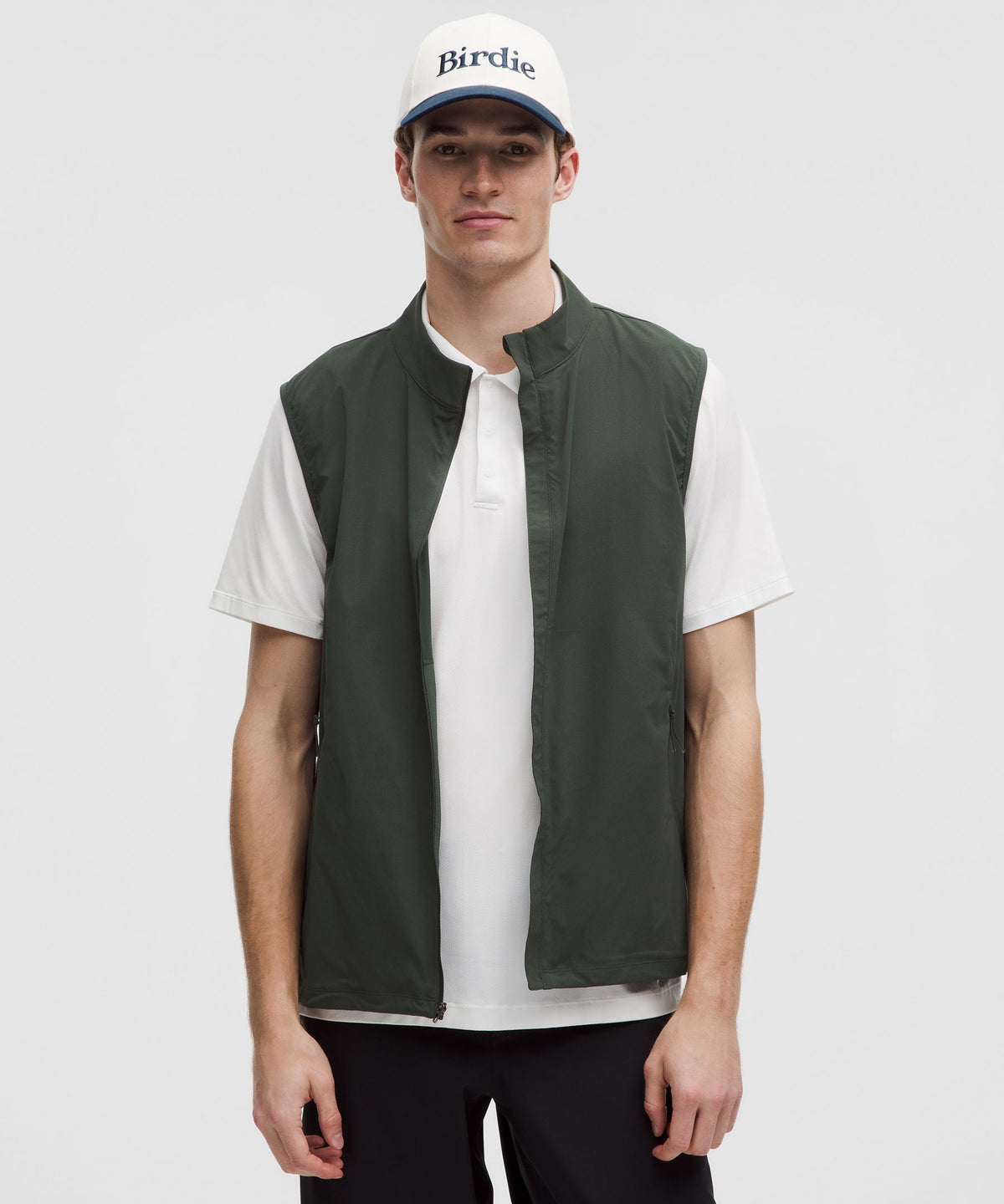 Windproof Full-Zip Golf Vest