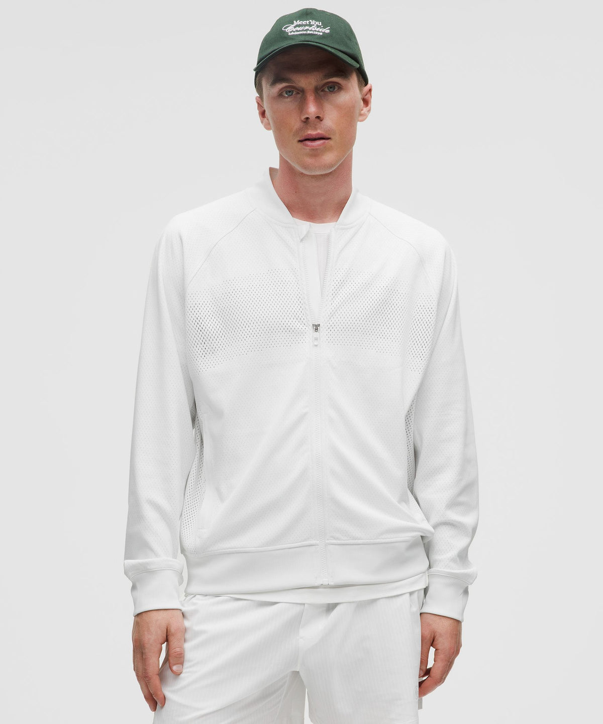 Men's Engineered Knit Mesh Tennis Jacket