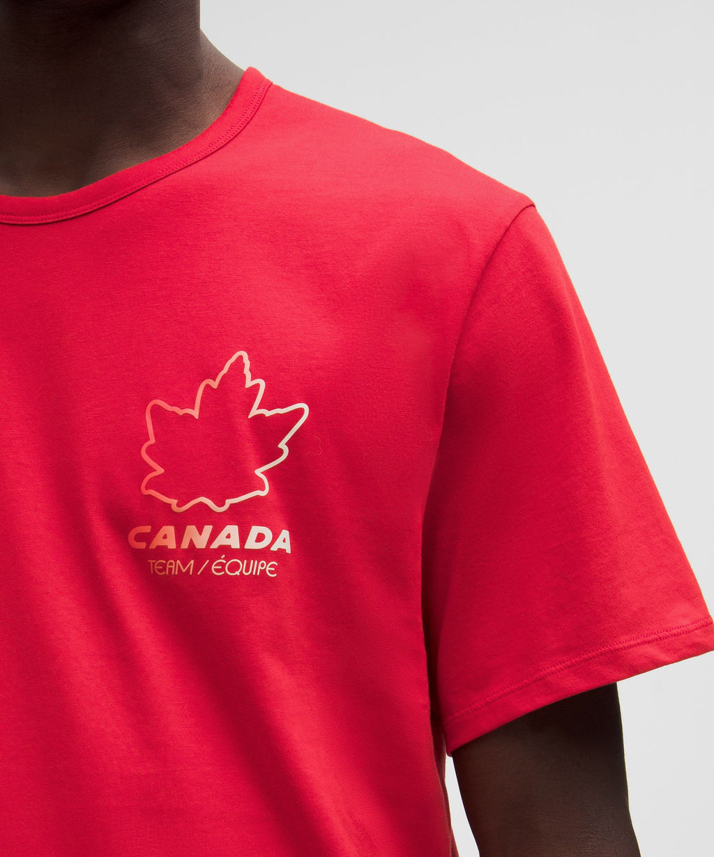 Team Canada Men's Cotton Jersey Graphic T-ShirtCOC Logo