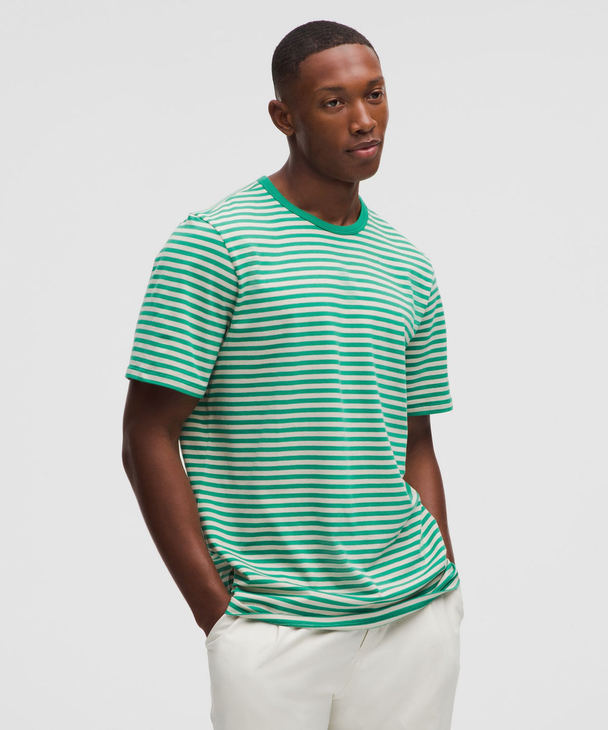 Organic Cotton-Blend Classic-Fit T-Shirt