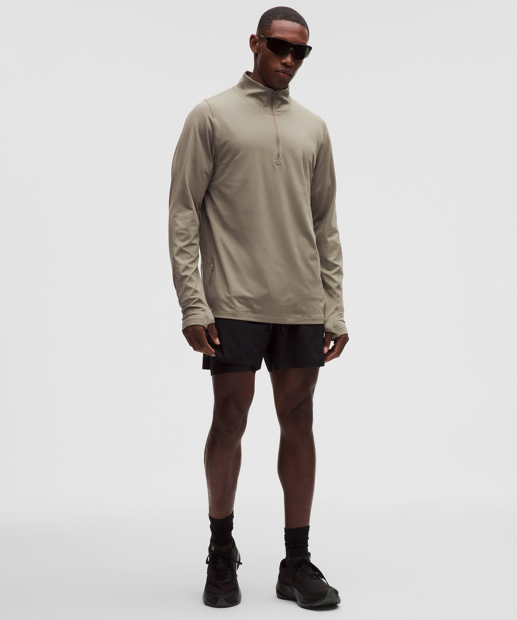 Rulu Fleece Half-Zip Long-Sleeve Shirt