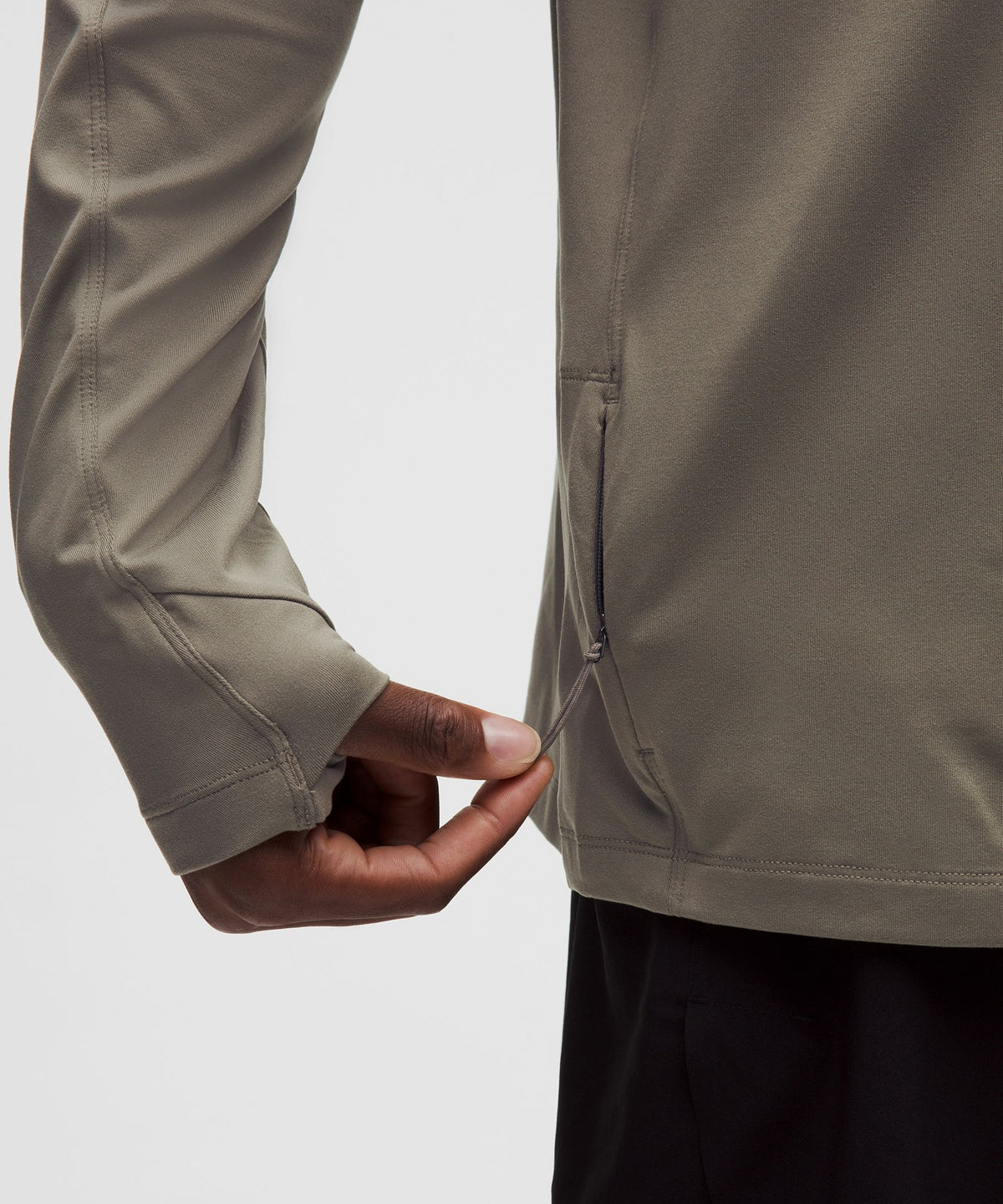 Rulu Fleece Half-Zip Long-Sleeve Shirt
