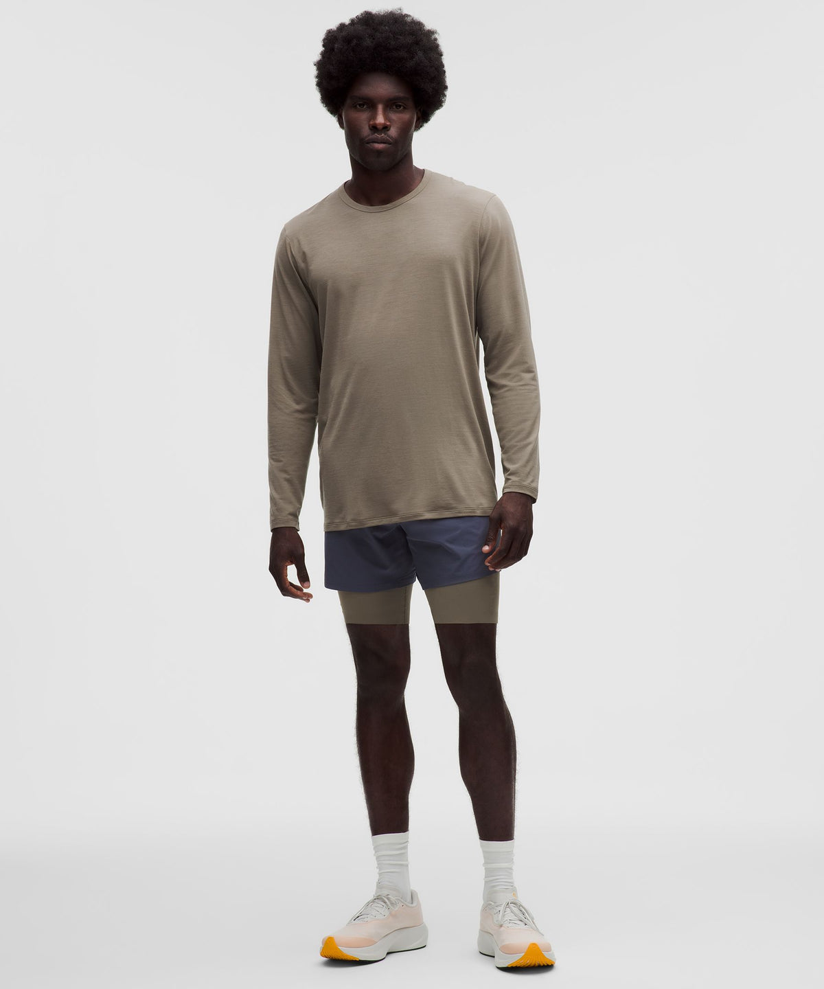 Mile Maker Merino Wool-Blend Long-Sleeve Shirt