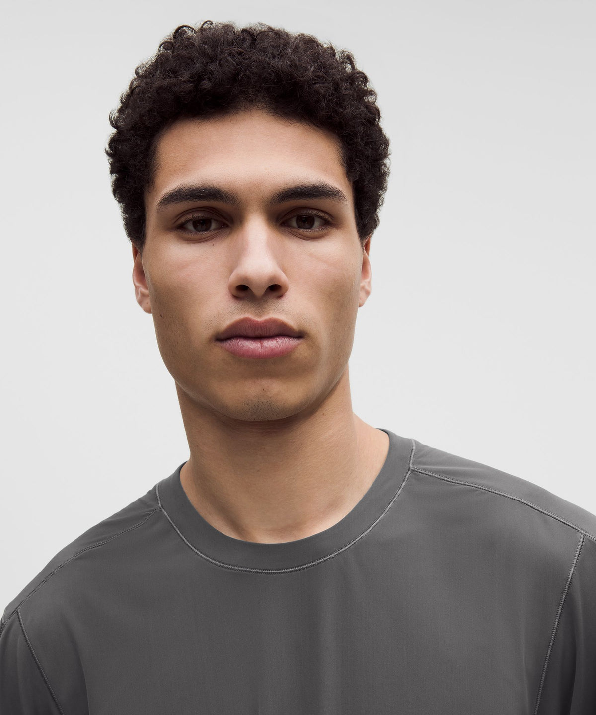 Brushed Yoga Crewneck T-Shirt