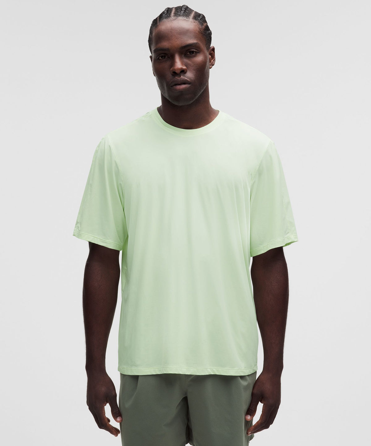 Brushed Yoga Crewneck T-Shirt