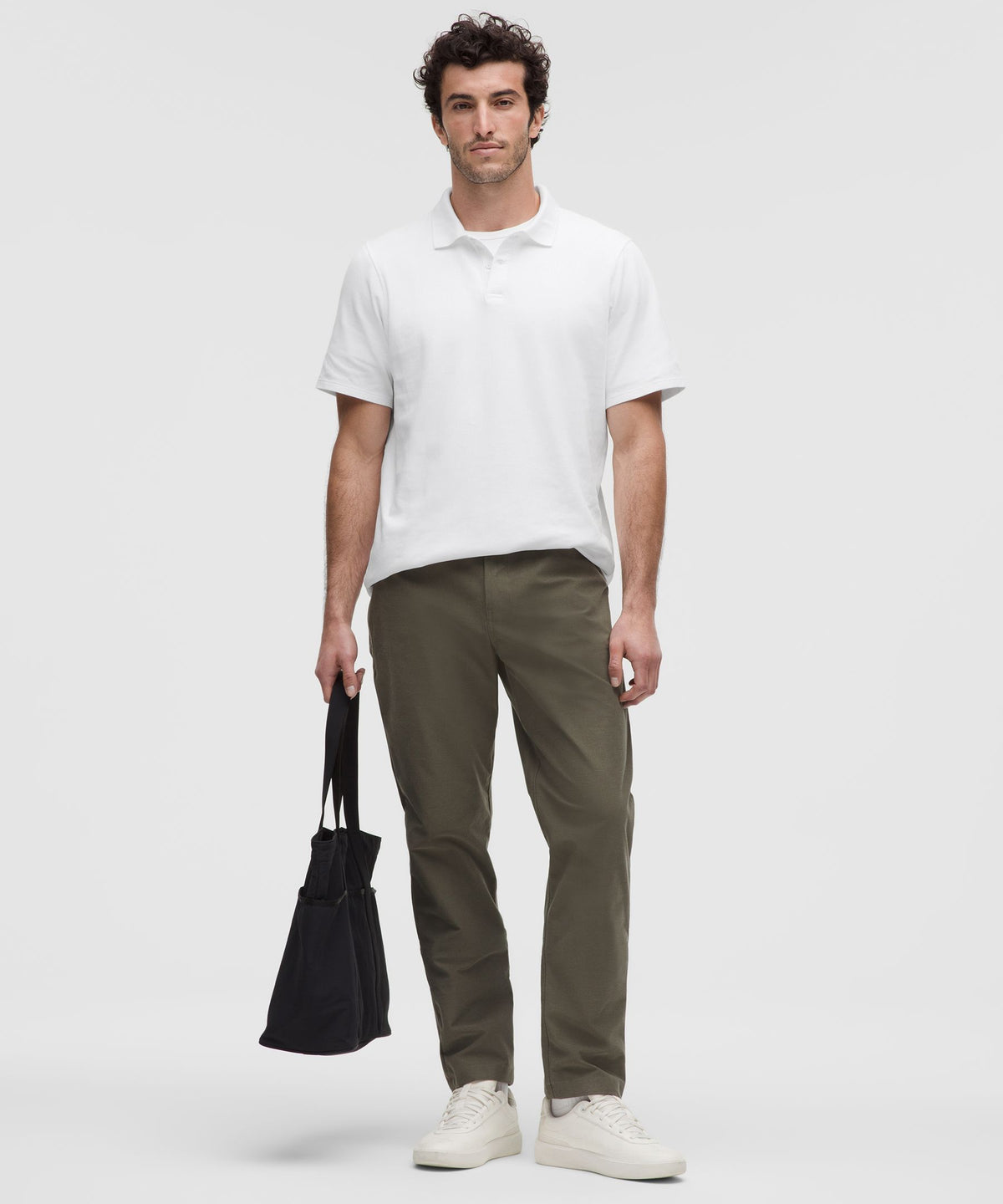 Cotton-Blend Pique Short-Sleeve Polo Shirt