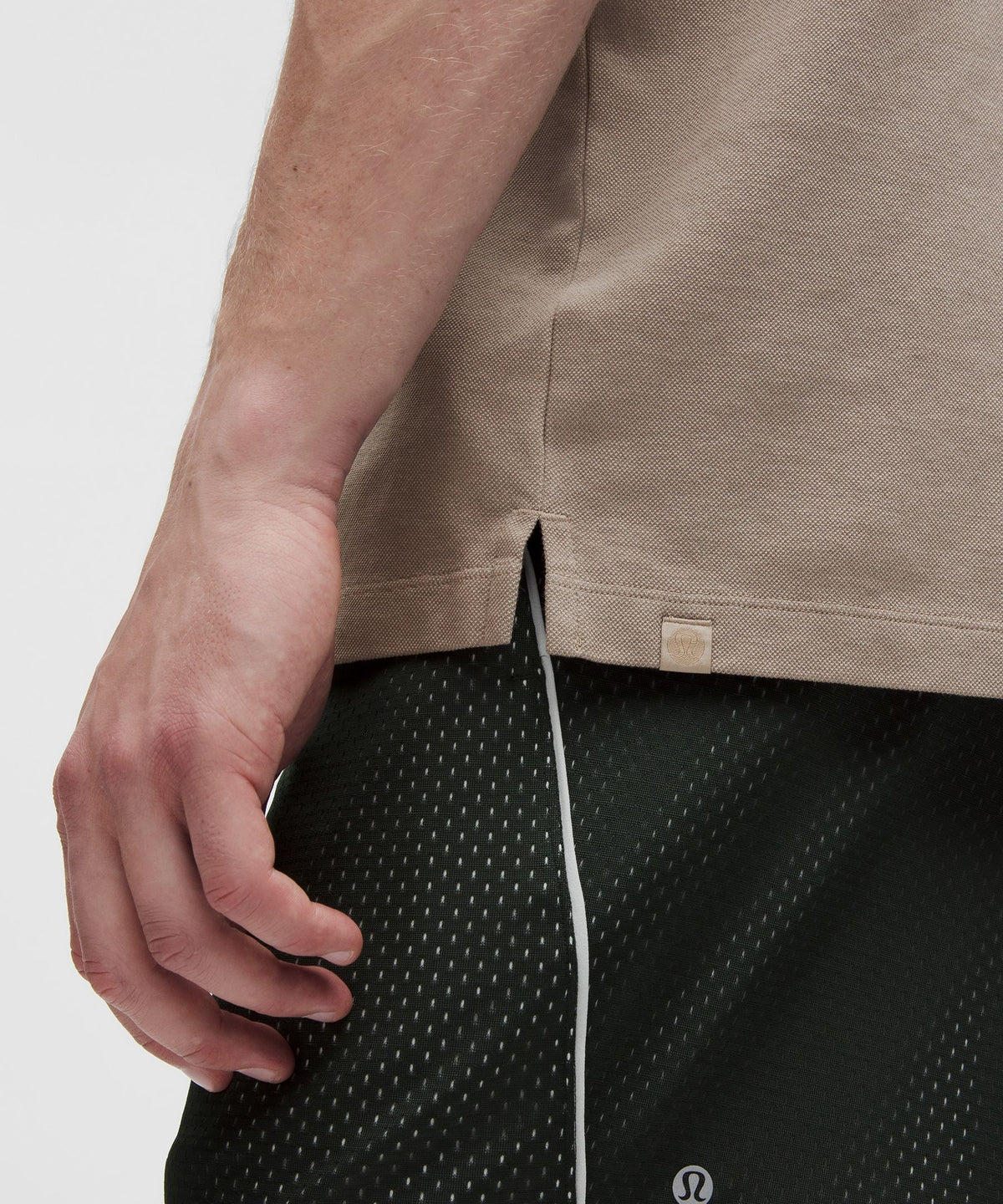 Cotton-Blend Pique Short-Sleeve Polo Shirt