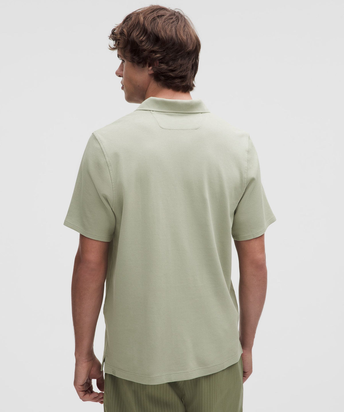 Cotton-Blend Pique Short-Sleeve Polo Shirt