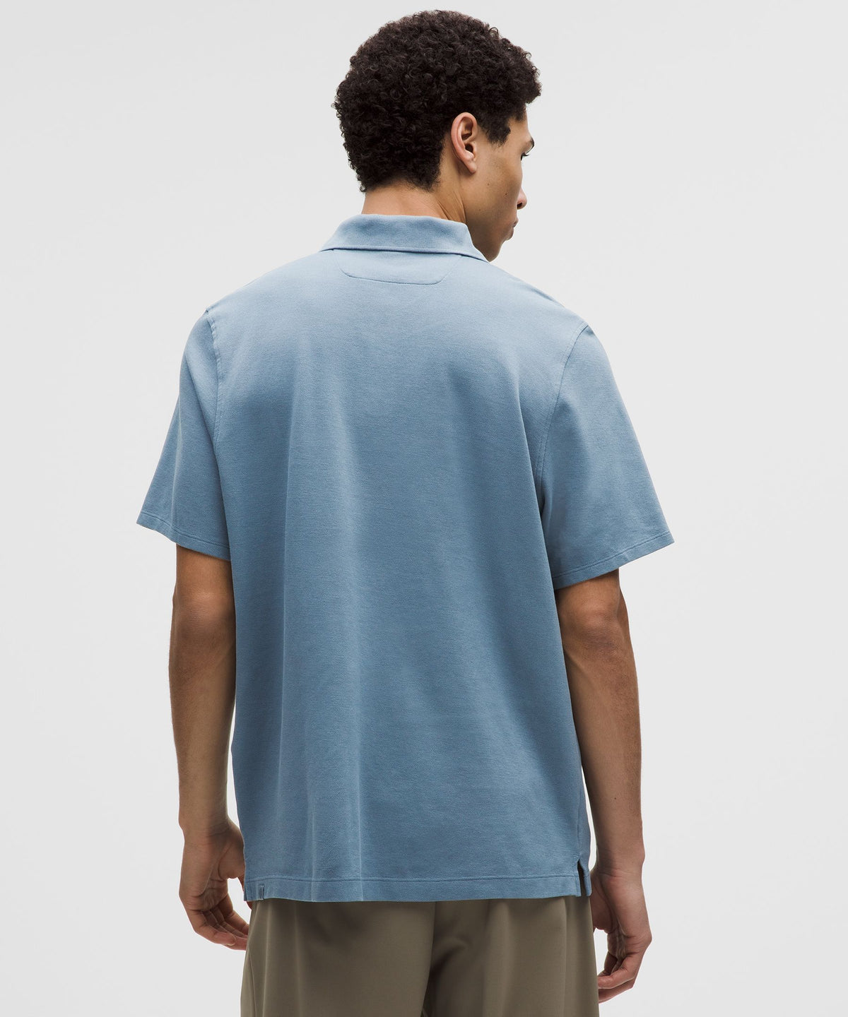 Cotton-Blend Pique Short-Sleeve Polo Shirt