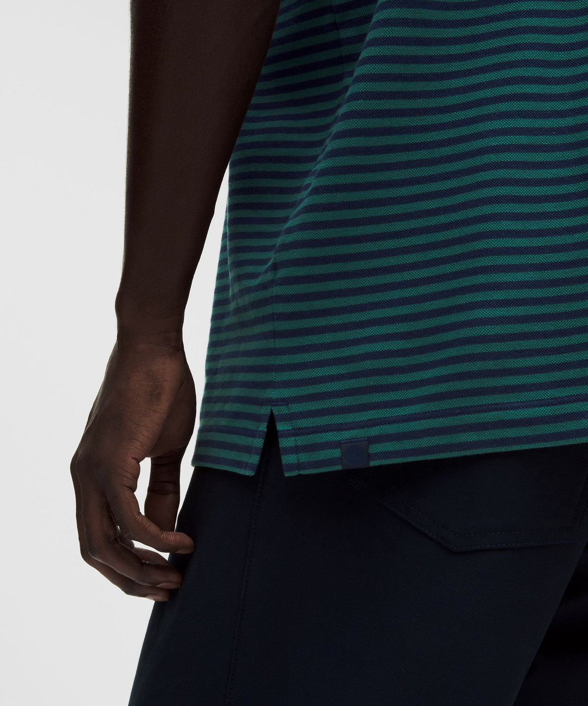 Cotton-Blend Pique Short-Sleeve Polo Shirt
