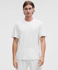 UV-Protective Striped Mesh Tennis T-Shirt