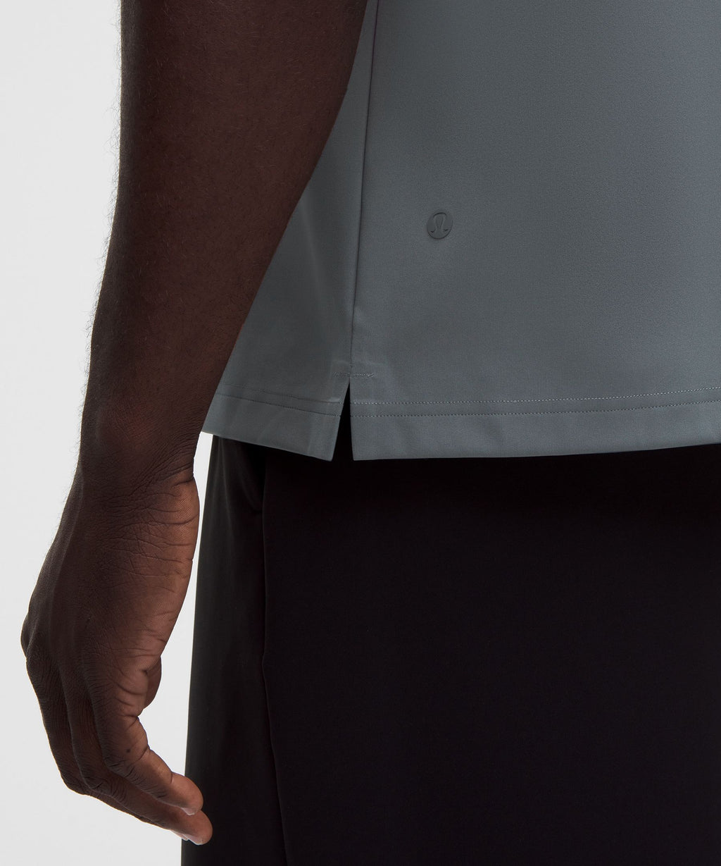 Daydrift Oversized Zip-Neck Polo Shirt