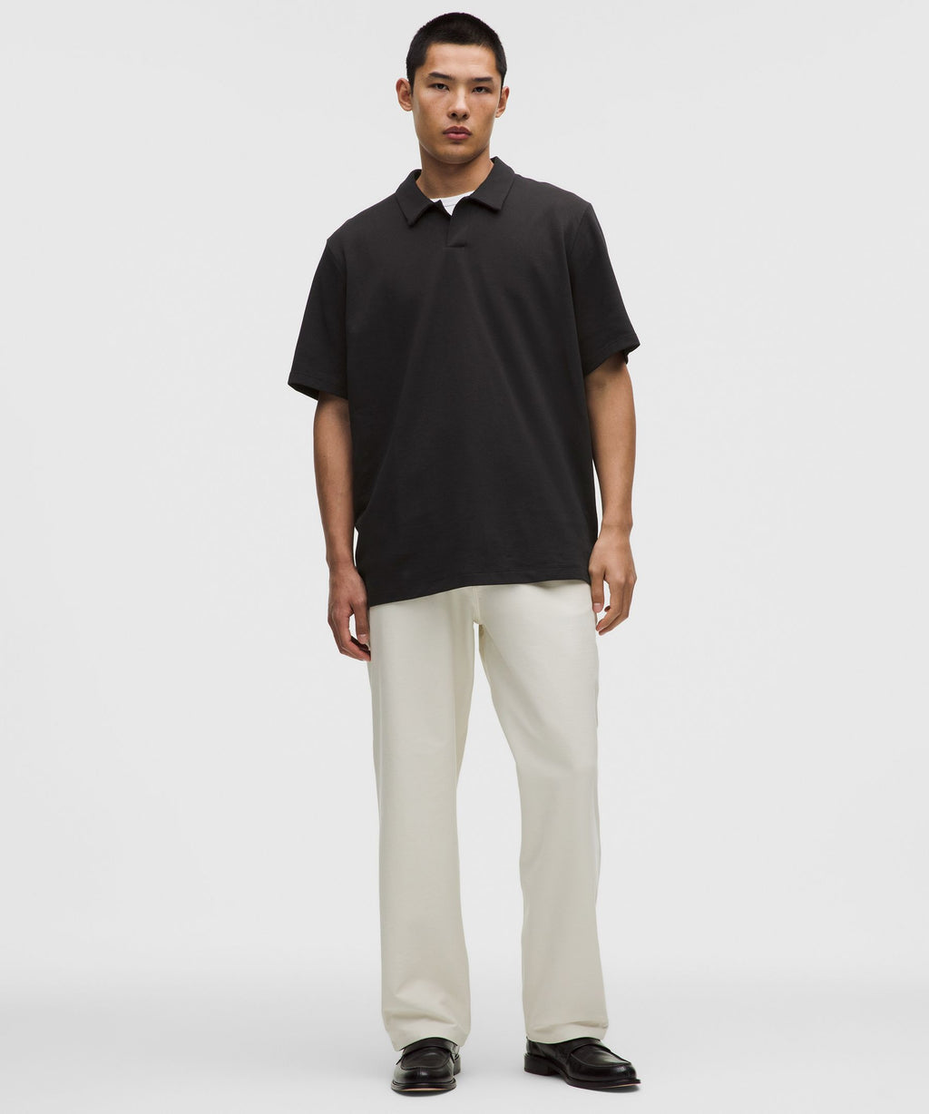 Pique Performer Johnny-Collar Short-Sleeve Shirt
