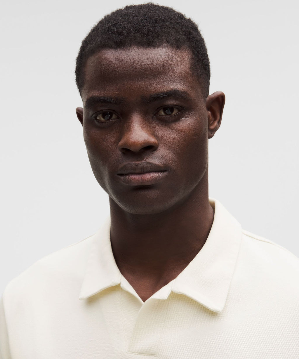 Pique Performer Johnny-Collar Short-Sleeve Shirt