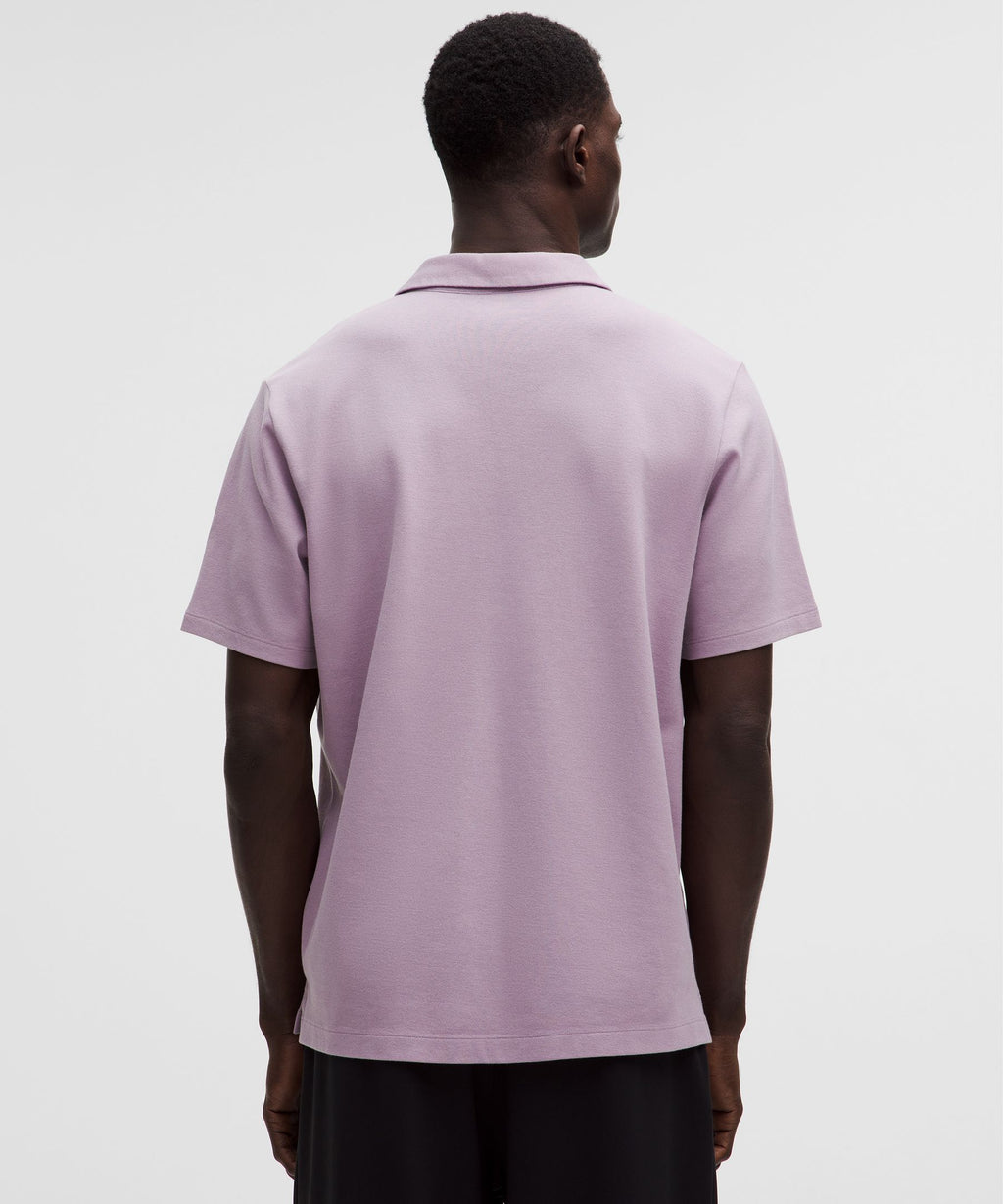 Pique Performer Johnny-Collar Short-Sleeve Shirt