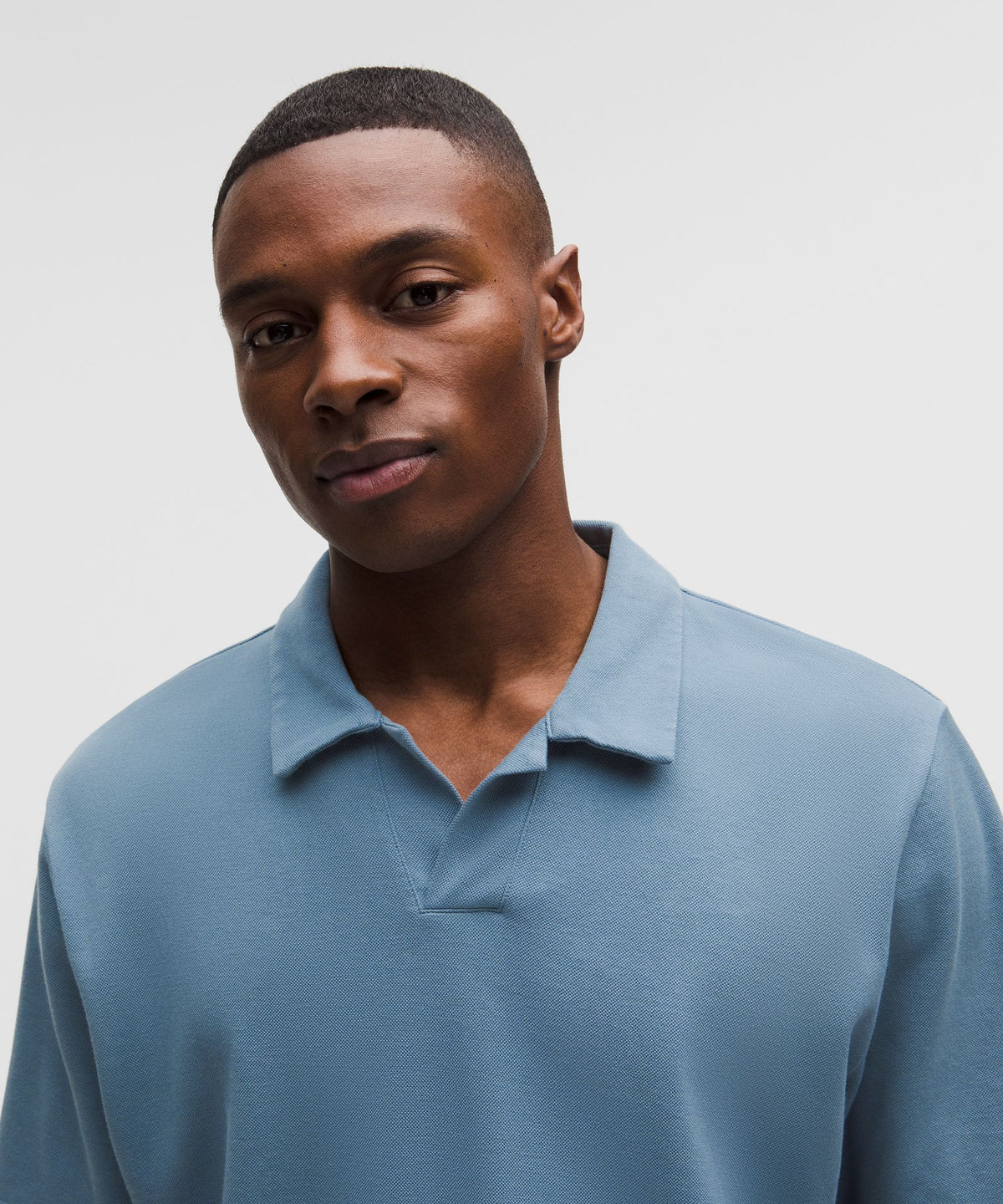 Pique Performer Johnny-Collar Short-Sleeve Shirt