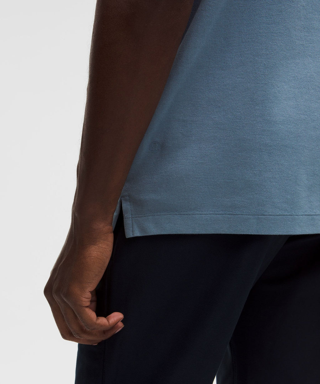 Pique Performer Johnny-Collar Short-Sleeve Shirt