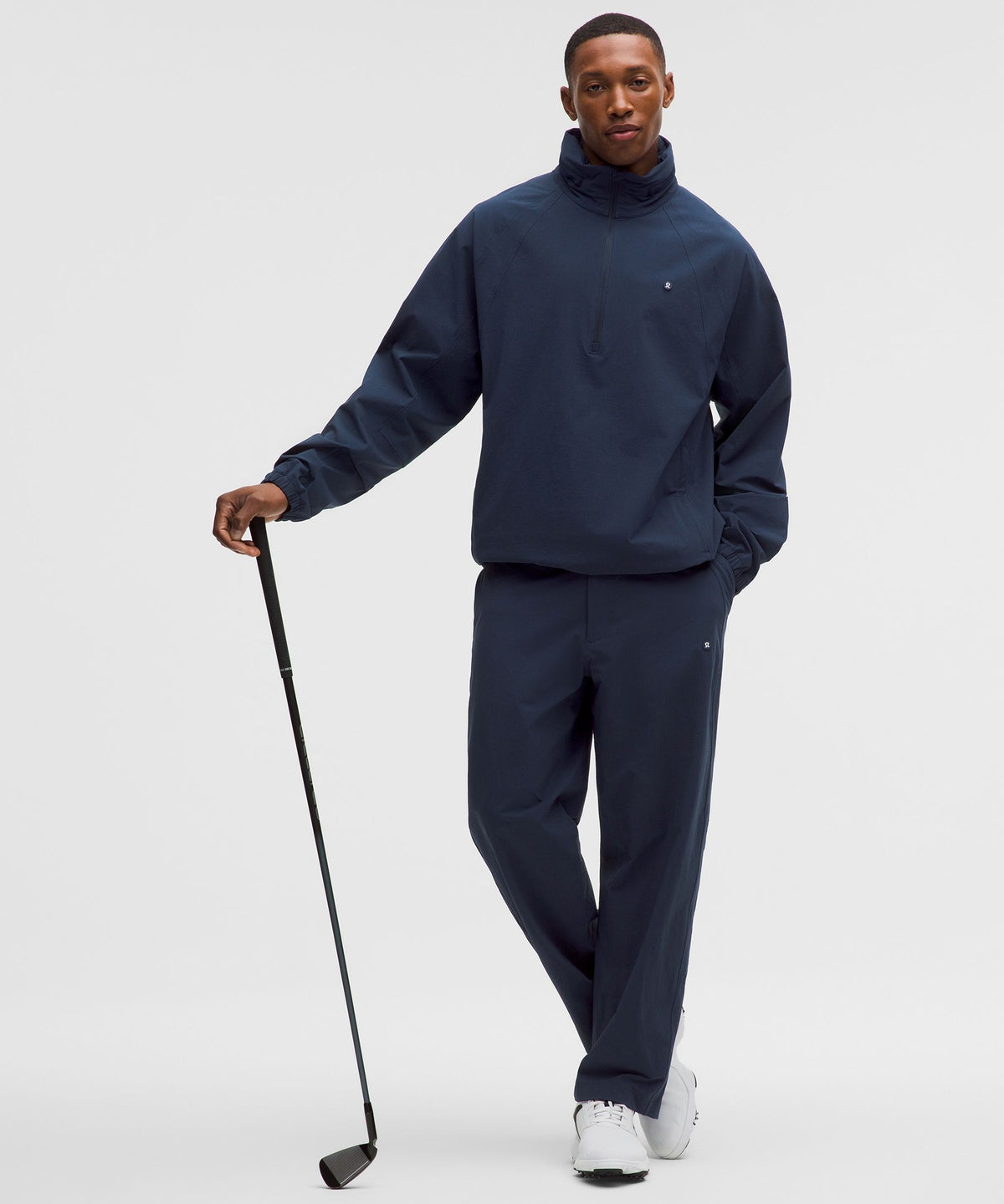Water-Repellent Golf Half-Zip Pullover