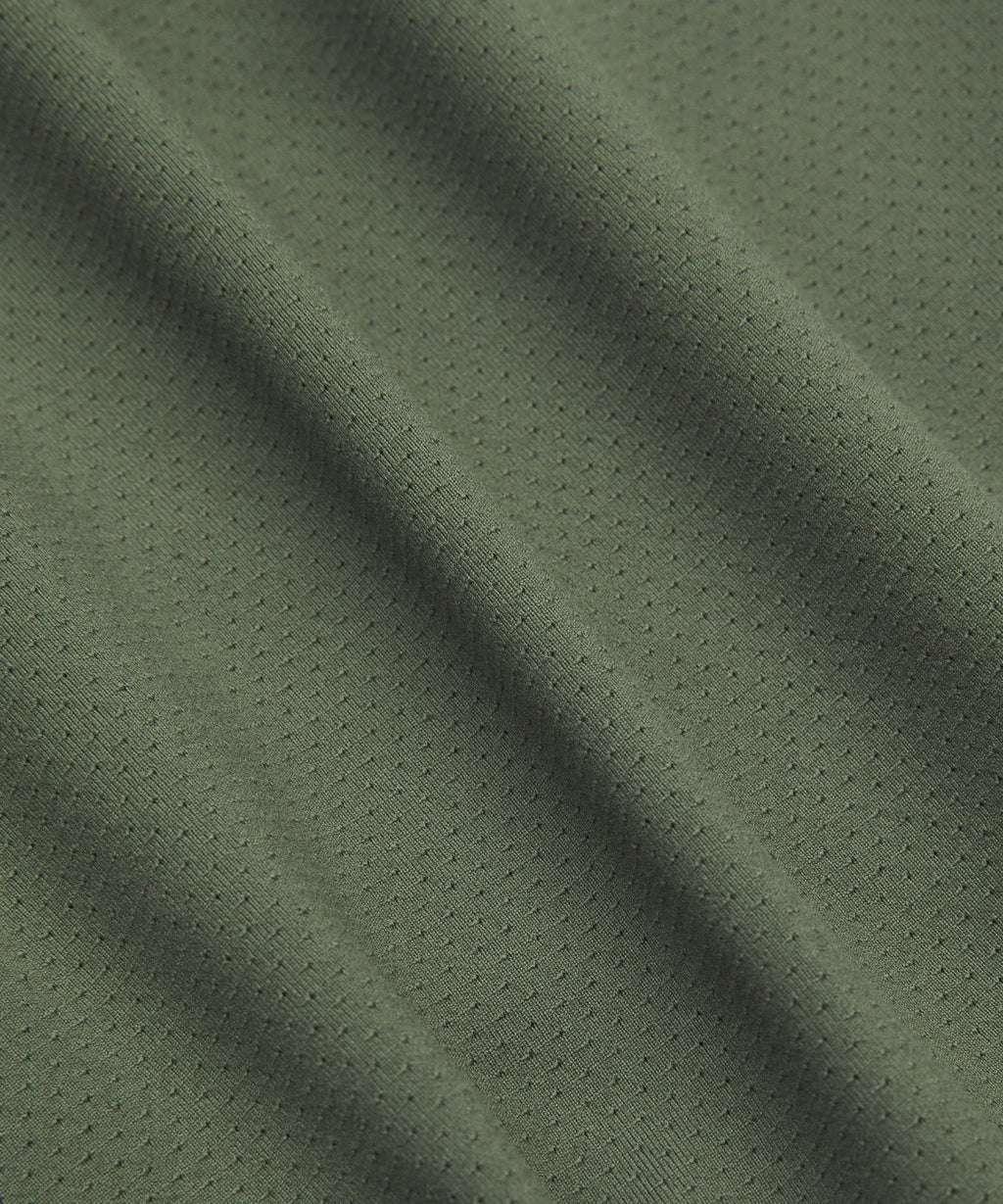 Mesh Soft Jersey Short-Sleeve Shirt