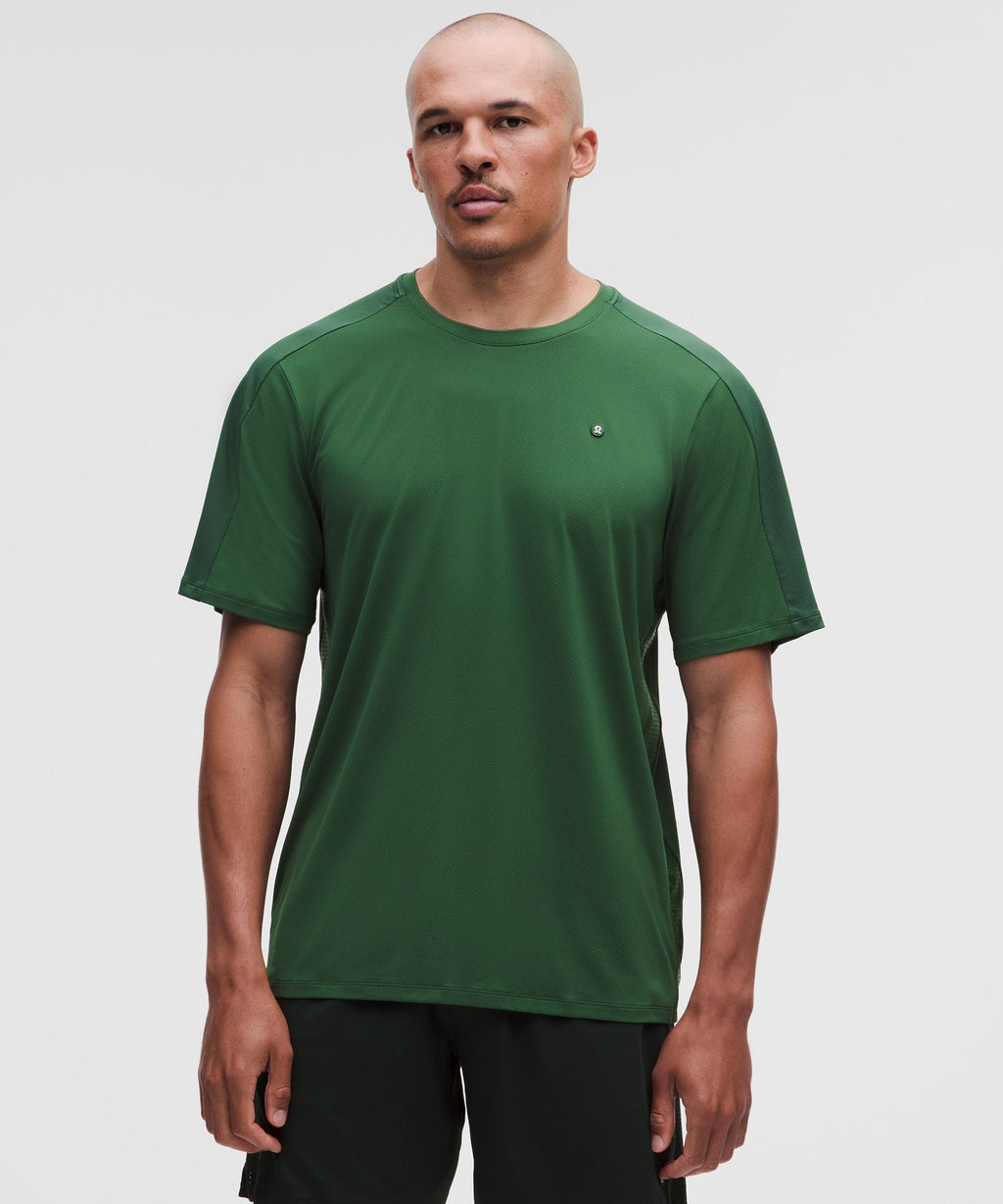 UV-Protective Mesh Panelled Tennis Shirt