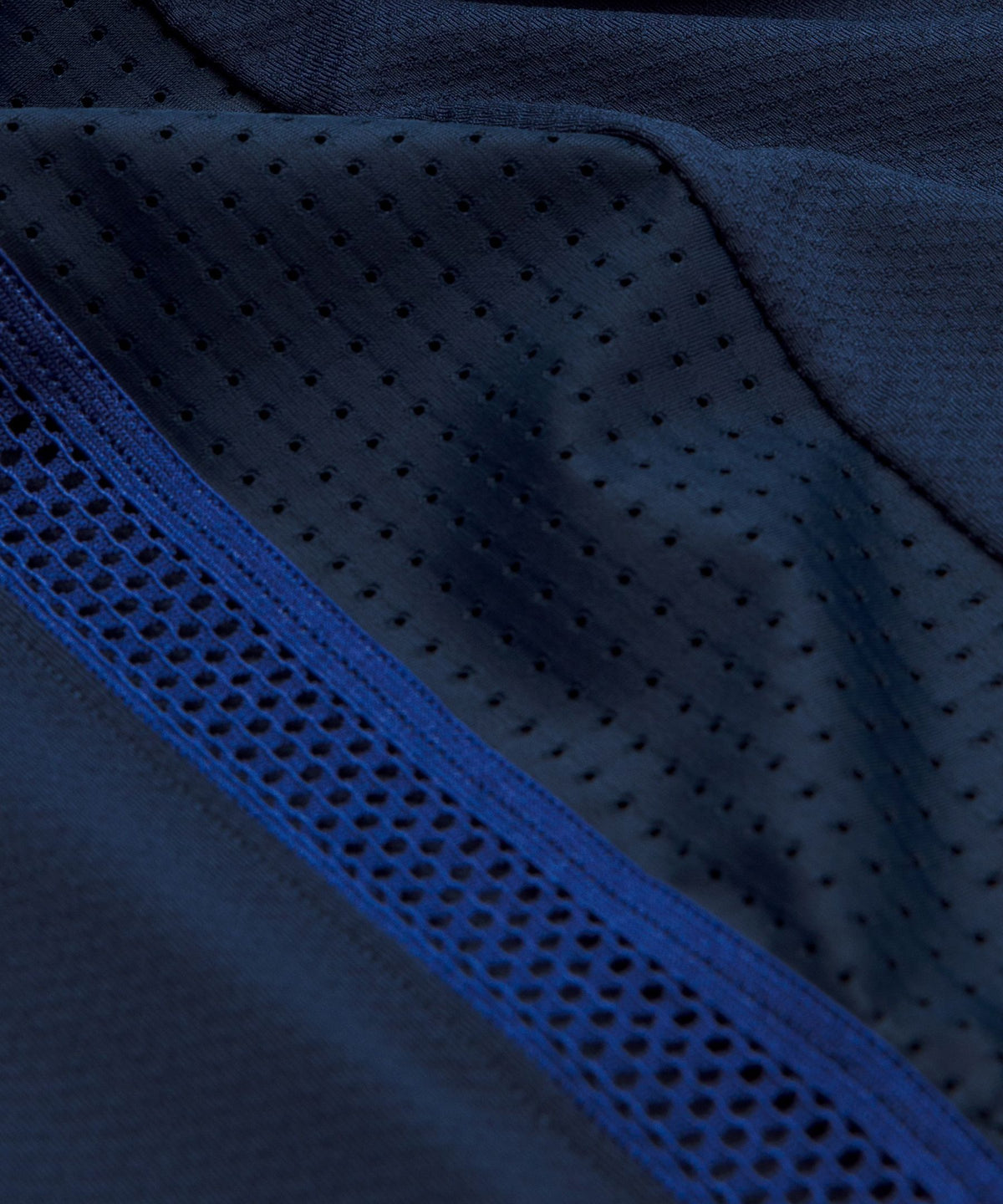 UV-Protective Mesh Panelled Tennis Shirt