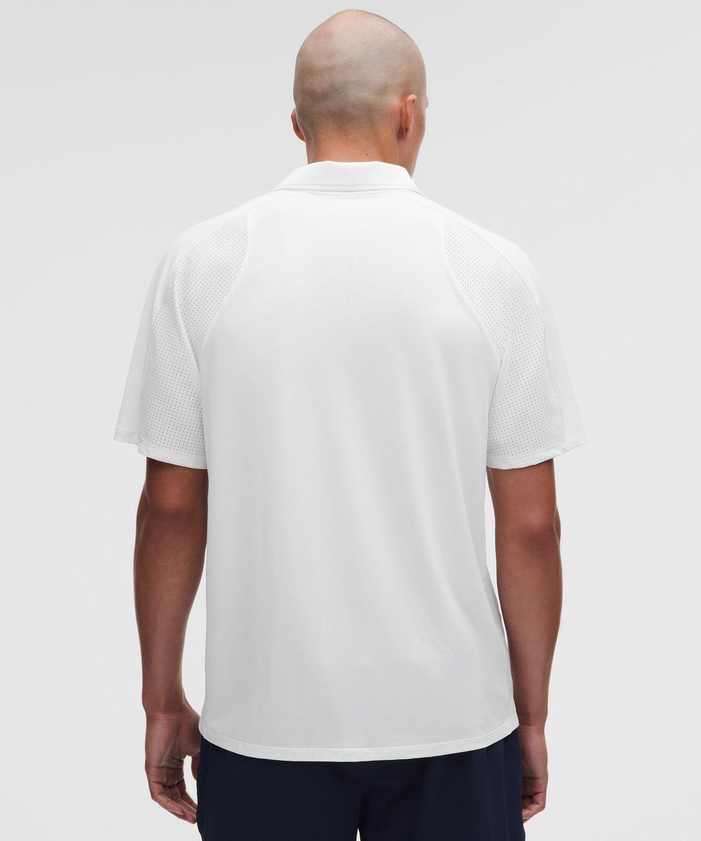 Mesh Panelled Tennis Polo Shirt