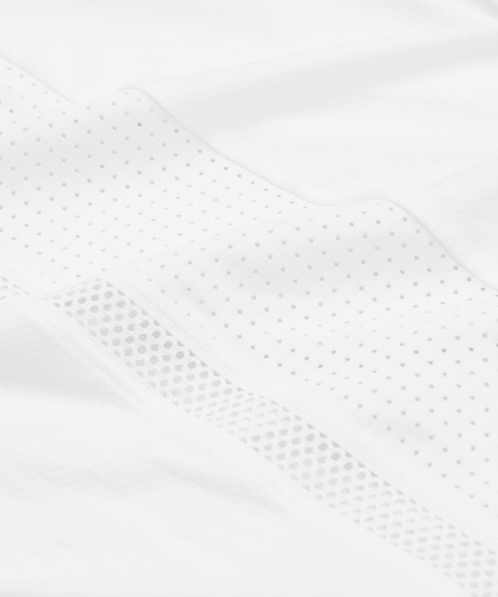 Mesh Panelled Tennis Polo Shirt