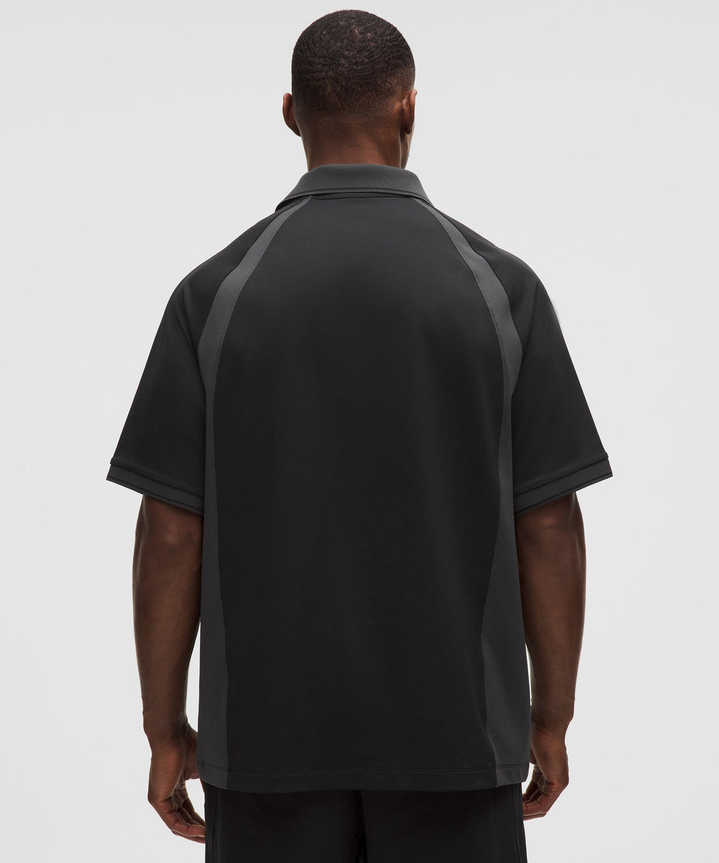 UV-Protective Relaxed-Fit Golf Polo Shirt