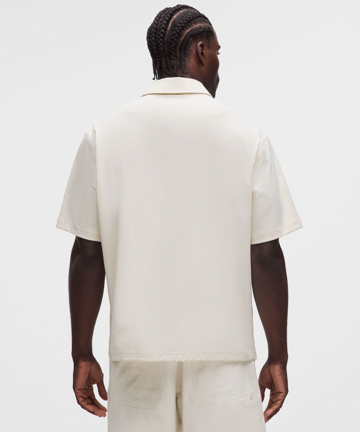 Daydrift Oversized Zip-Neck Polo Shirt