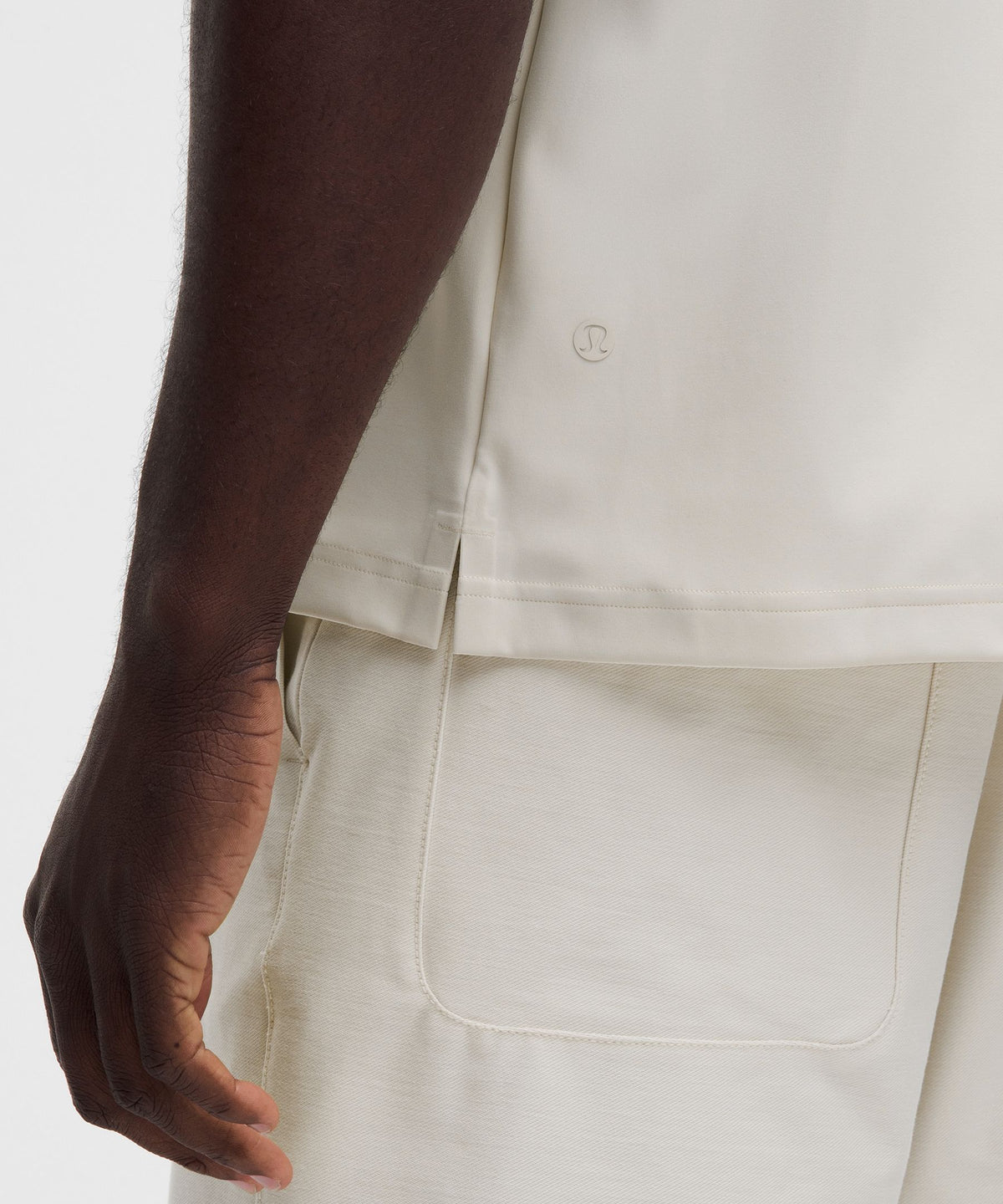Daydrift Oversized Zip-Neck Polo Shirt