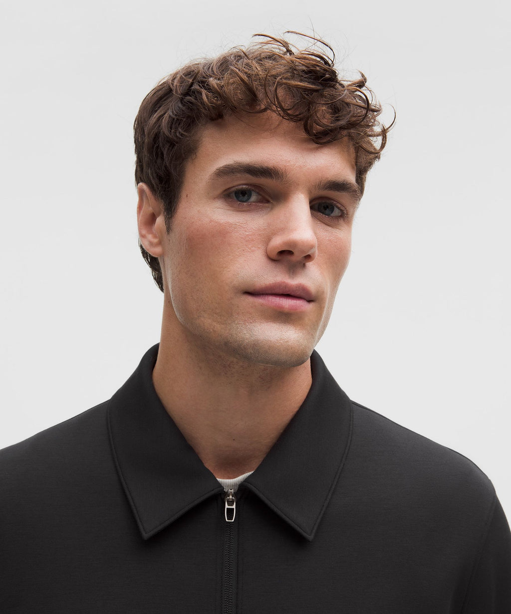 Smooth Spacer Collared Full Zip