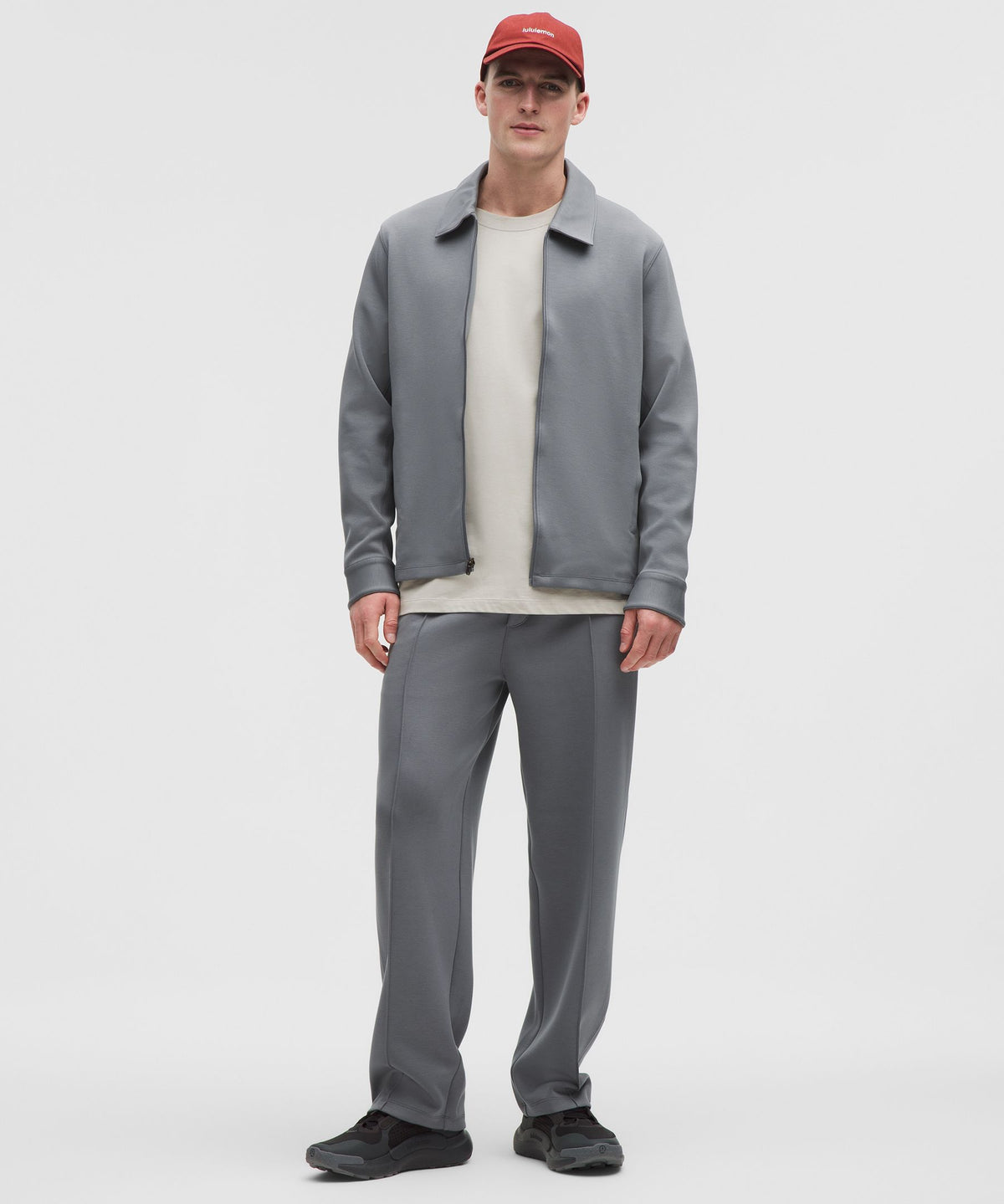 Smooth Spacer Collared Full Zip