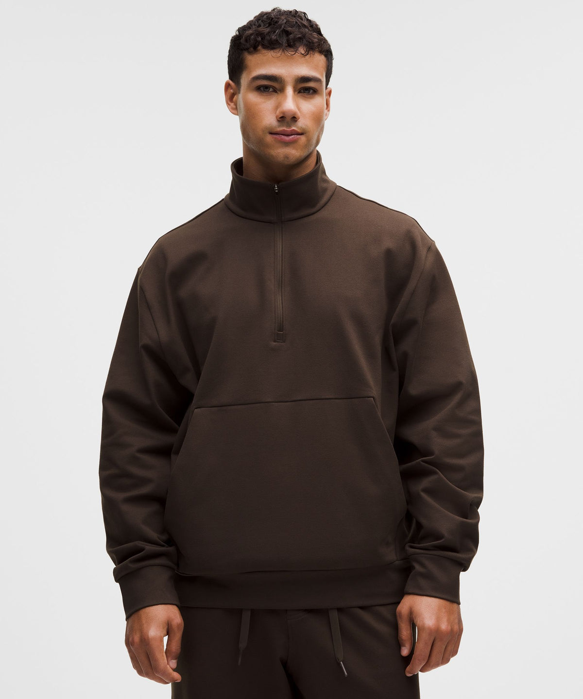 Heavyweight Soft Jersey Half Zip