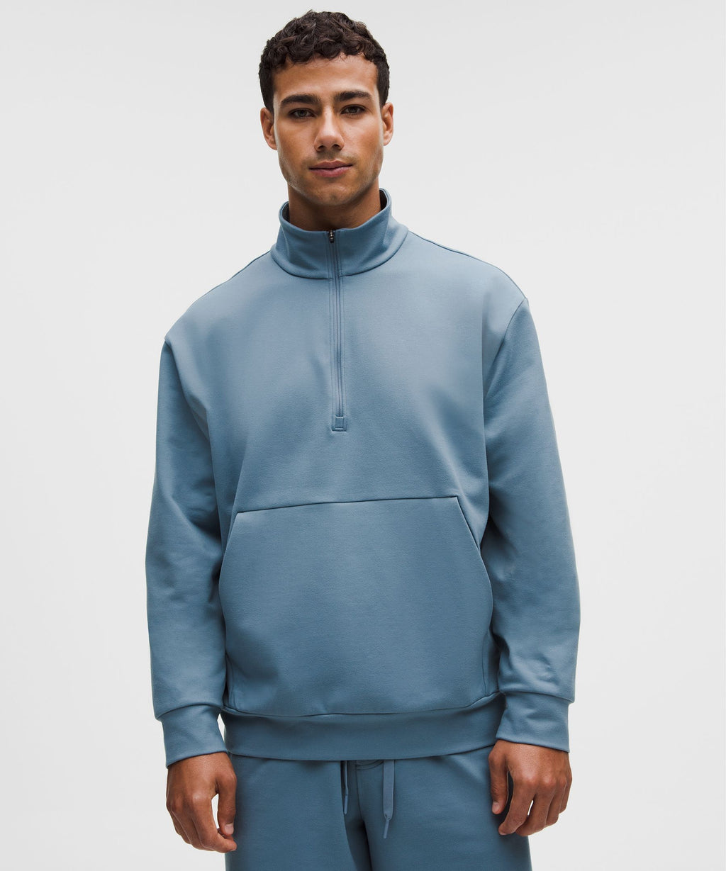 Heavyweight Soft Jersey Half Zip