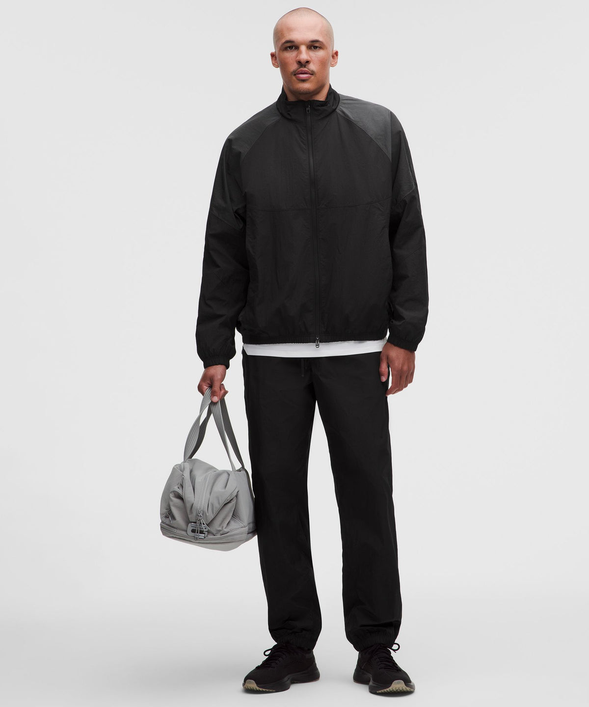 Nylon Oversized Track Jacket