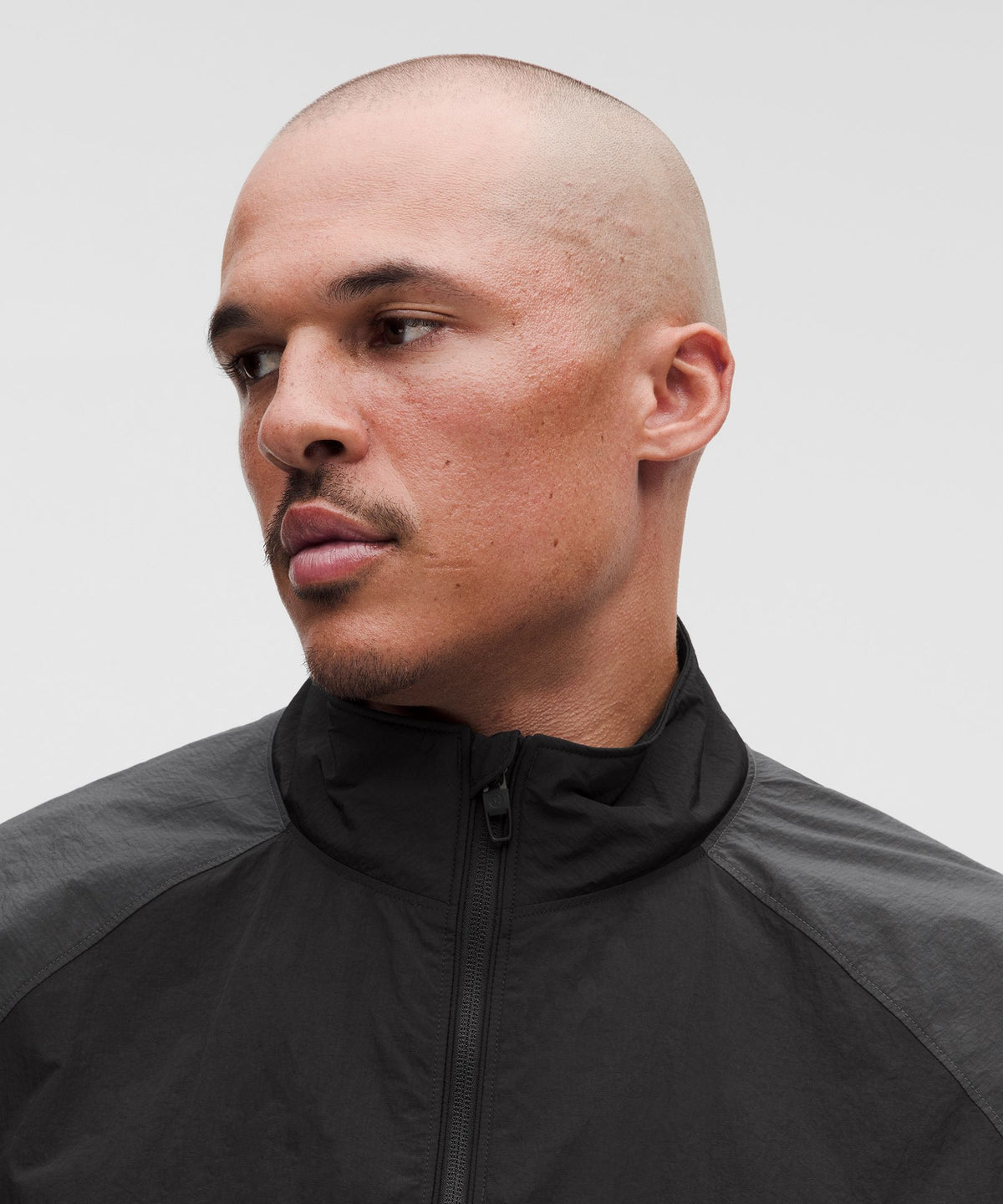 Nylon Oversized Track Jacket