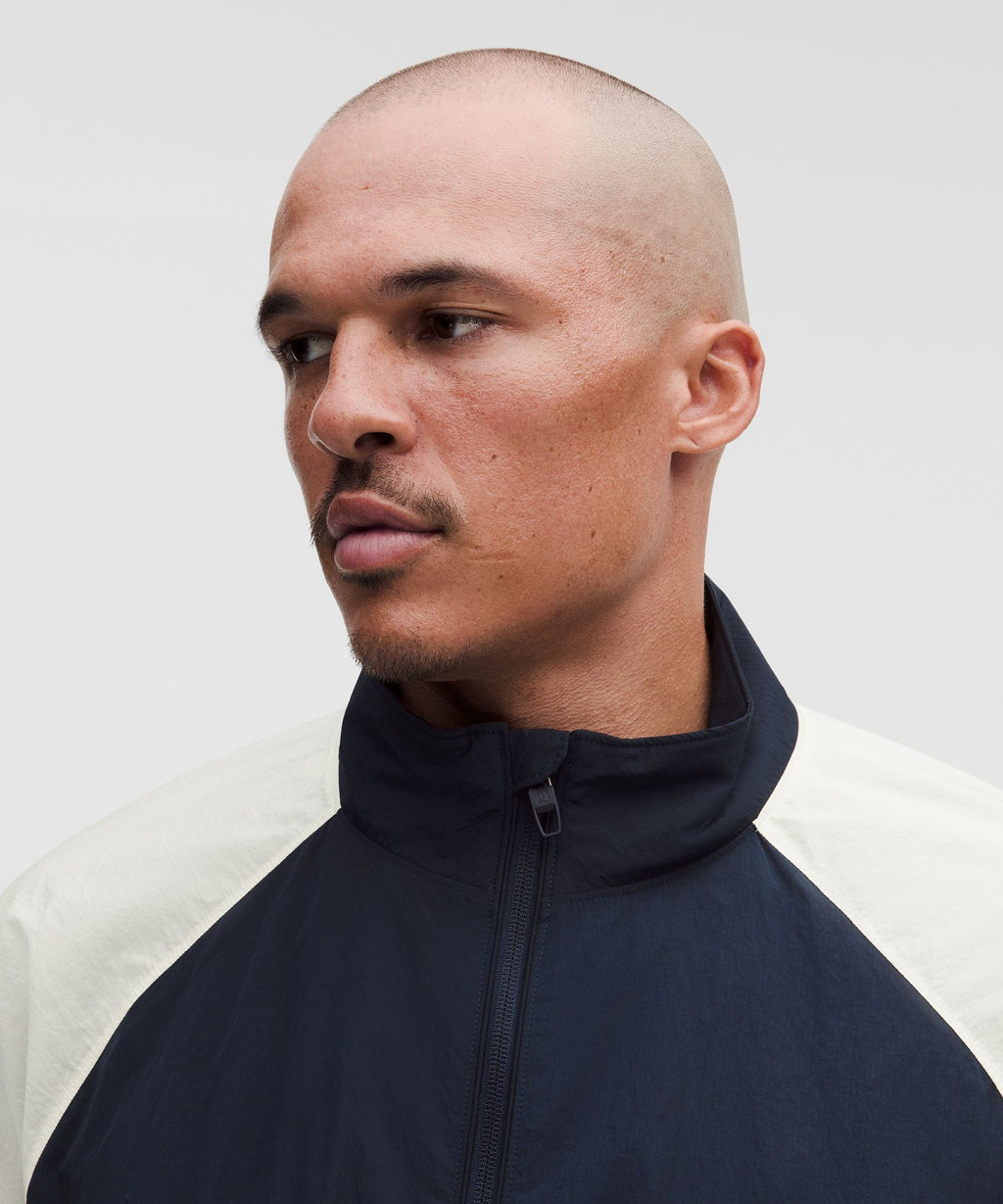 Nylon Oversized Track Jacket