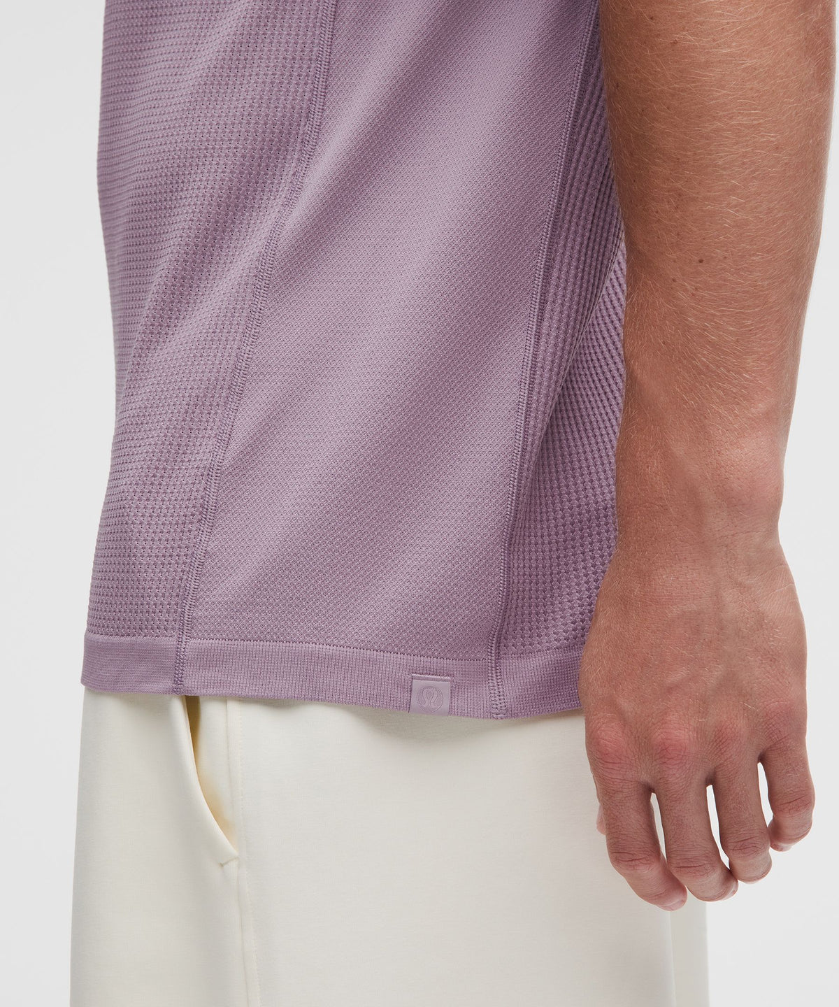 Textured Seamless Polo Shirt