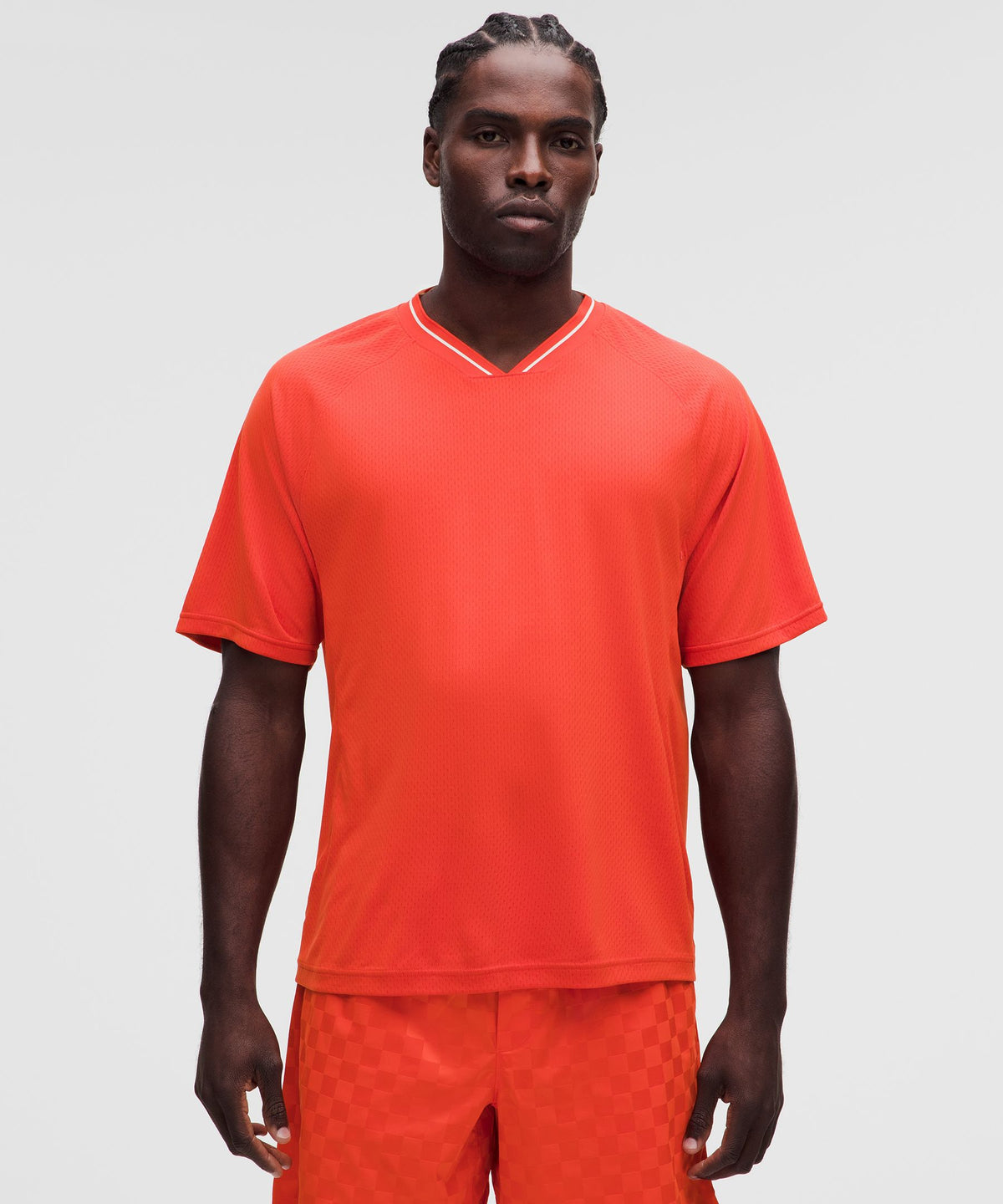 Relaxed-Fit Collared Jersey Short-Sleeve Shirt