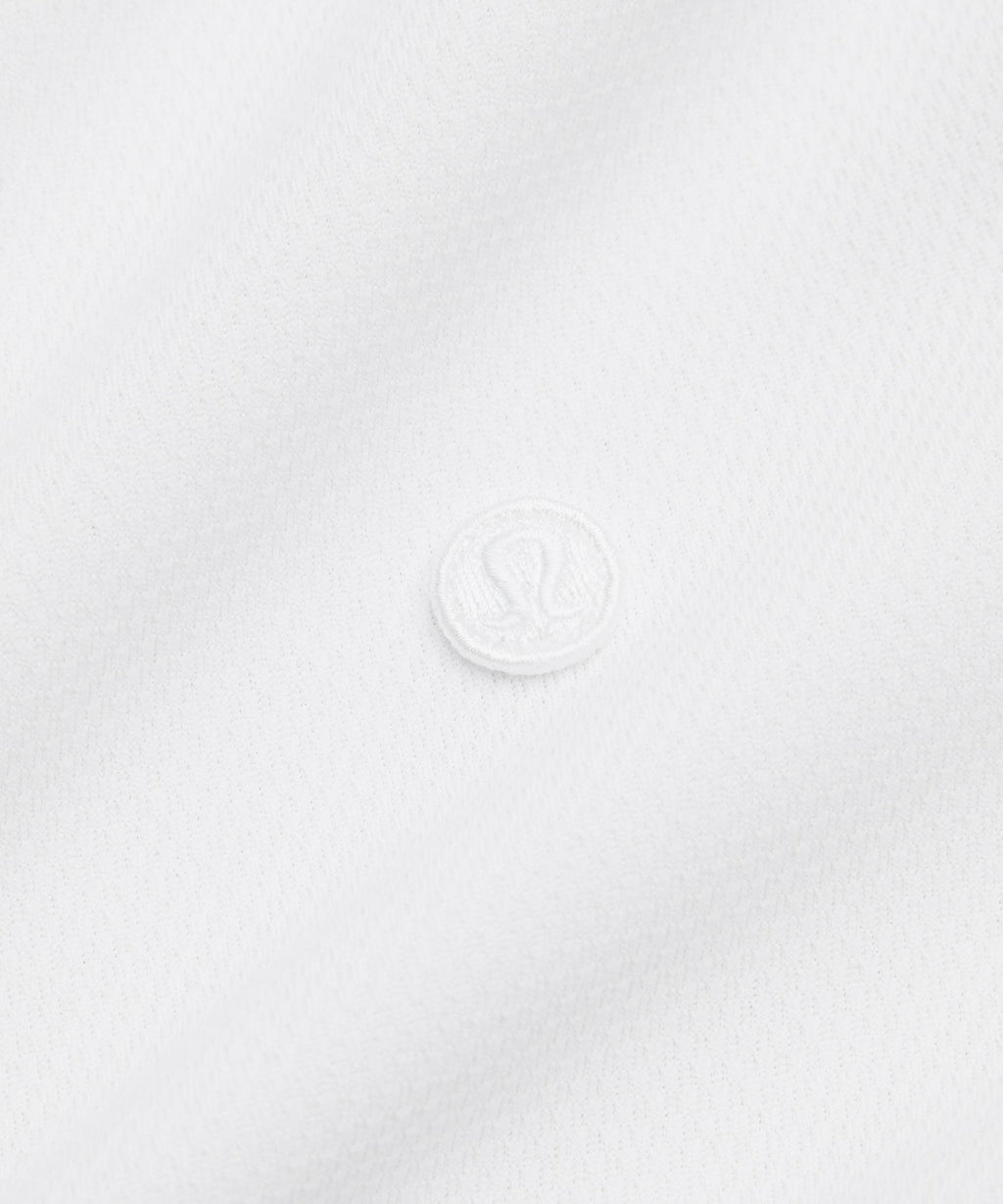 UV-Protective Textured Mesh Tennis Shirt