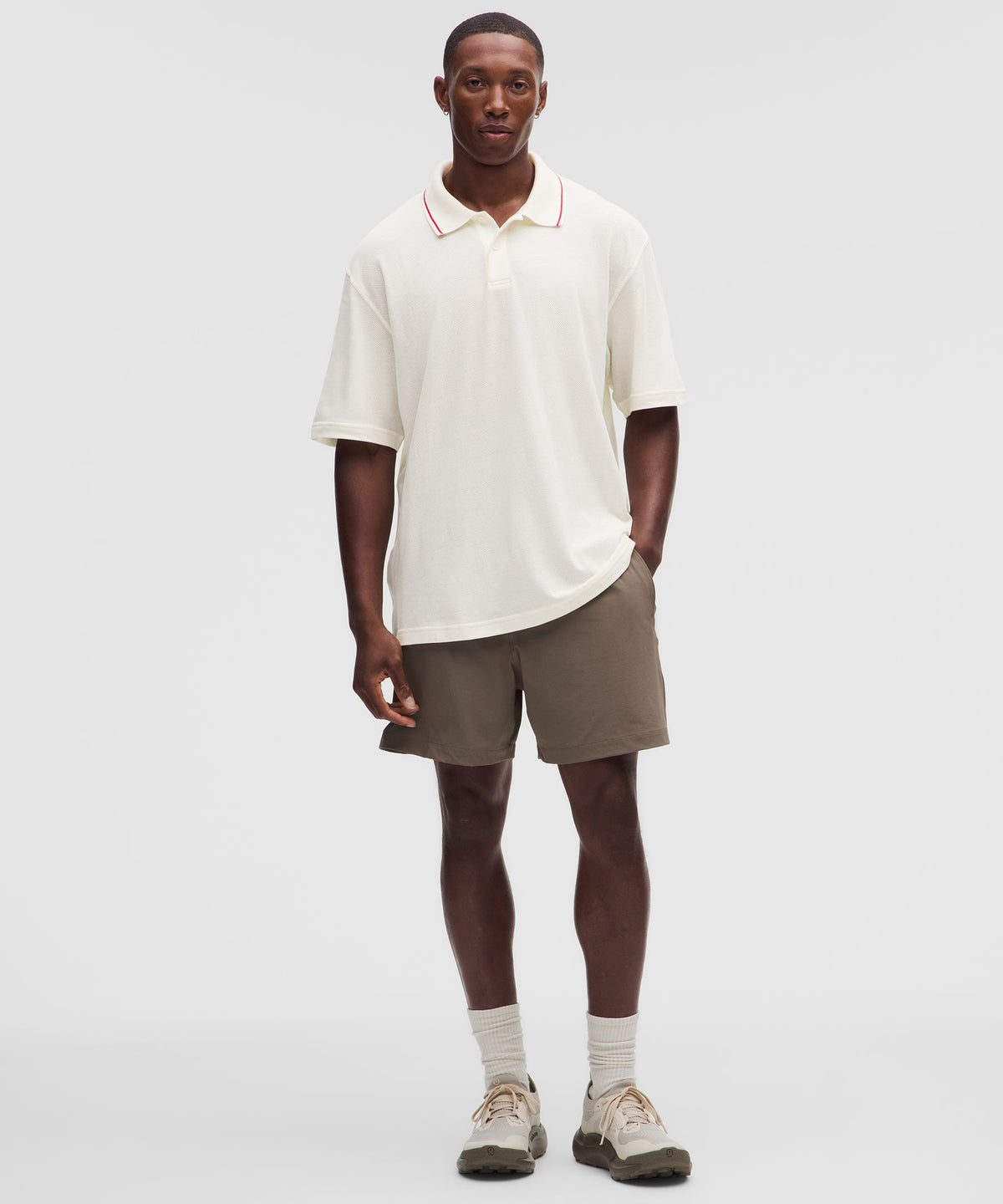 Mesh-Knit Jersey Short-Sleeve Polo Shirt